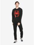 Marvel Spider-Man: Into The Spider-Verse Miles Morales Logo Sweatshirt, RED, alternate