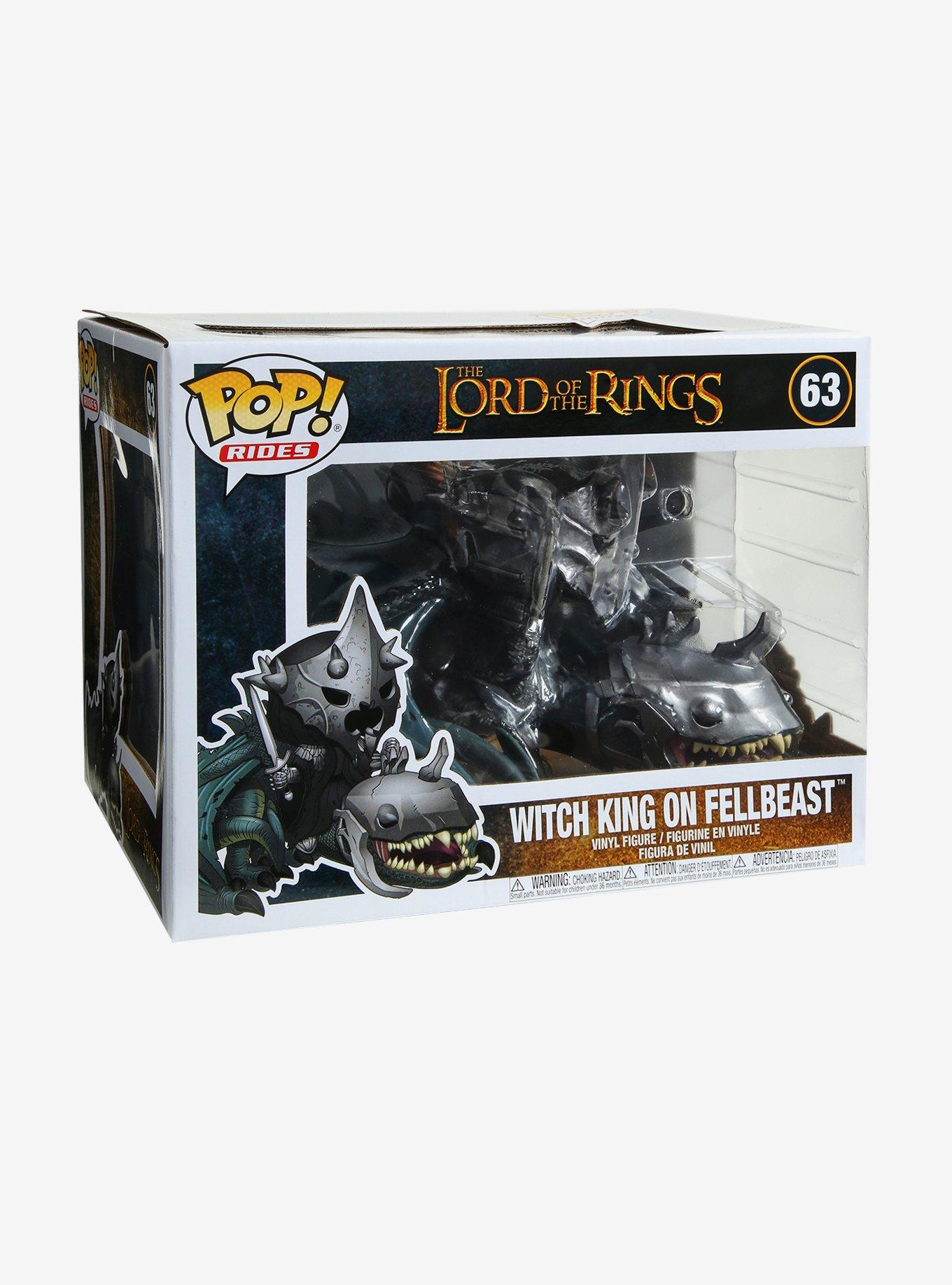 Funko The Lord Of The Rings Pop! Rides Witch King On Fellbeast Vinyl Figure, , alternate