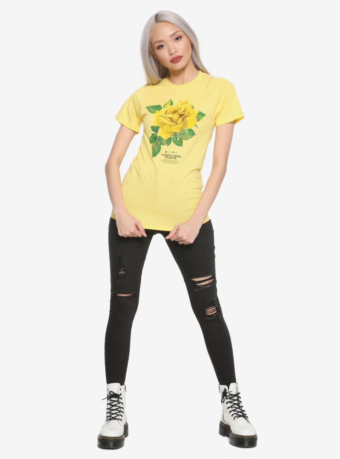 Twenty One Pilots Yellow Rose Girls T-Shirt, , alternate