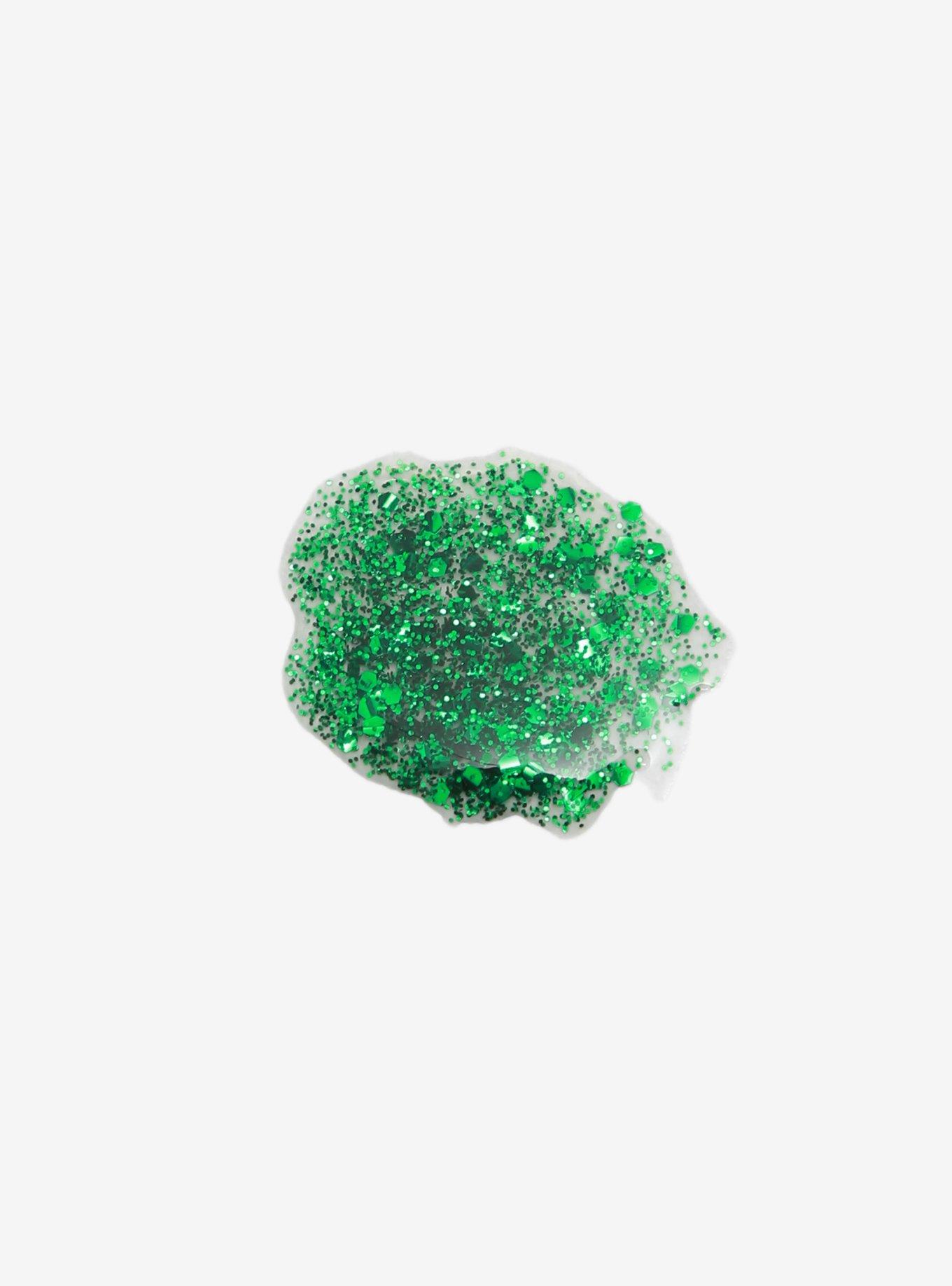 Blackheart Beauty Green Glitter Nail Polish, , alternate