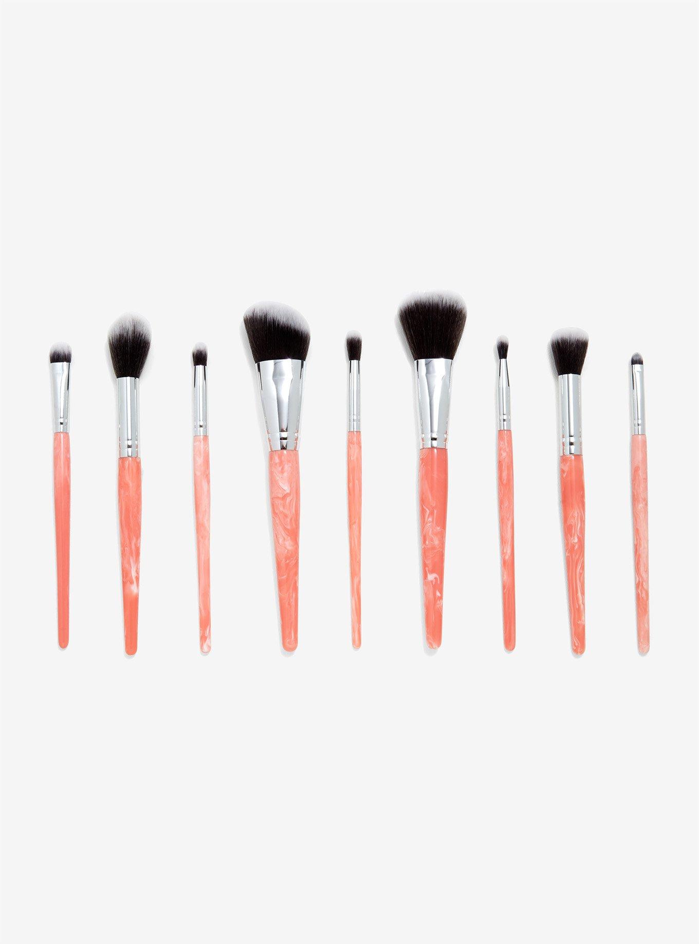 BH Cosmetics Rose Quartz Makeup Brush Set, , alternate