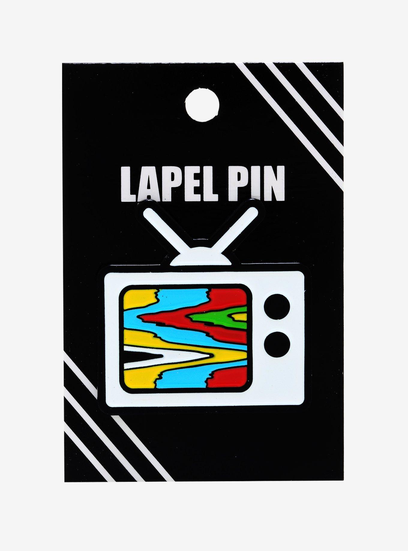 TV Static Enamel Pin, , alternate