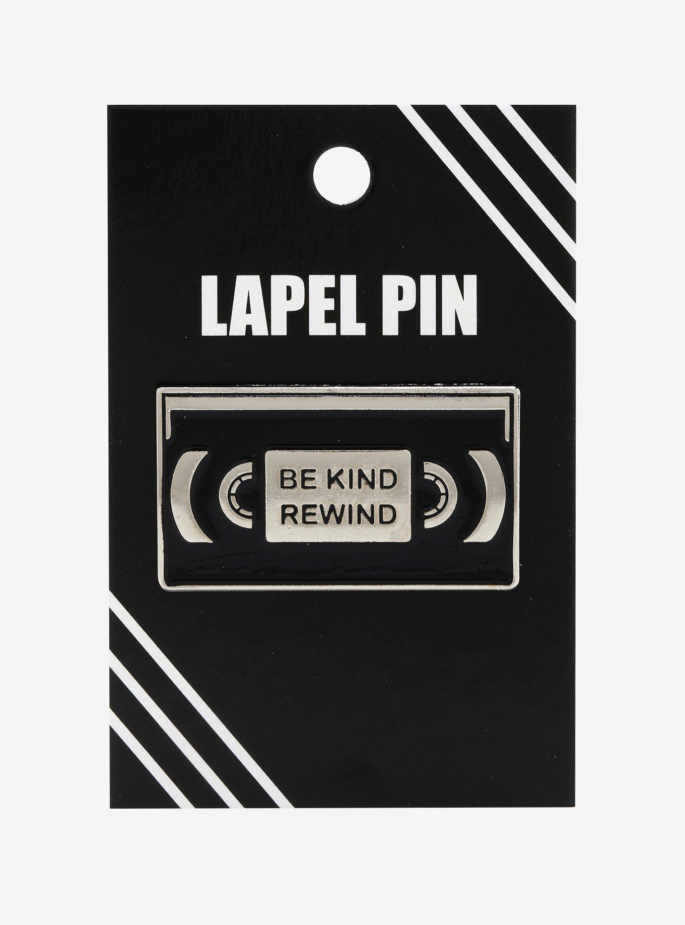Be Kind Rewind VHS Tape Enamel Pin, , alternate