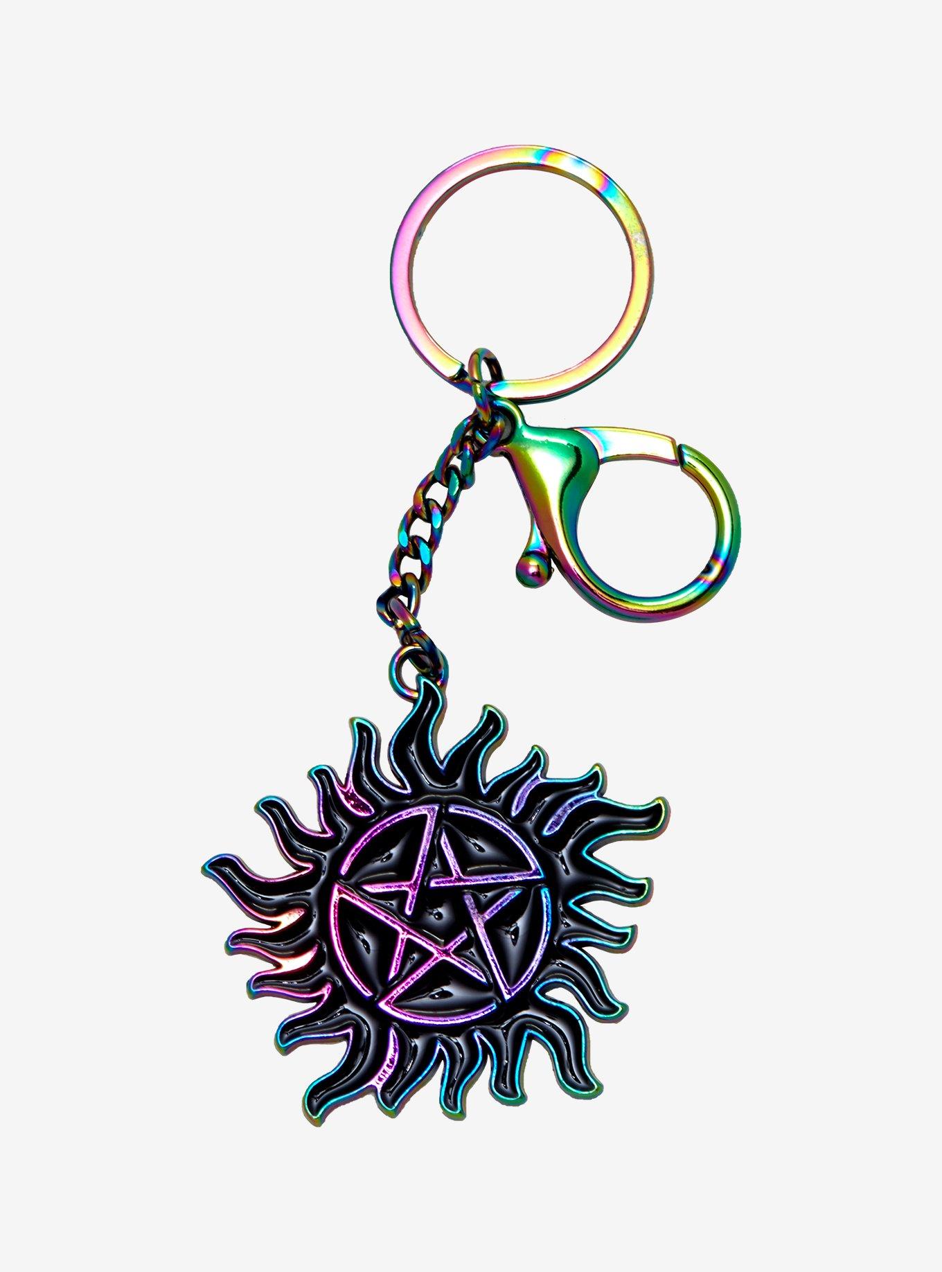 Supernatural Anodized Anti-Possession Key Chain, , alternate