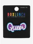 Queer Enamel Pin - BoxLunch Exclusive, , alternate