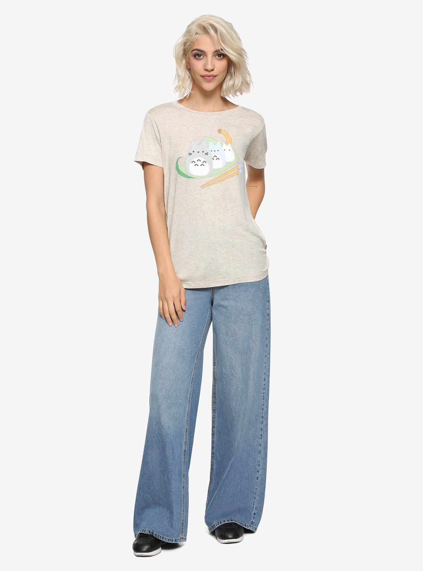 Her Universe Studio Ghibli My Neighbor Totoro Onigiri Girls T-Shirt, MULTI, alternate