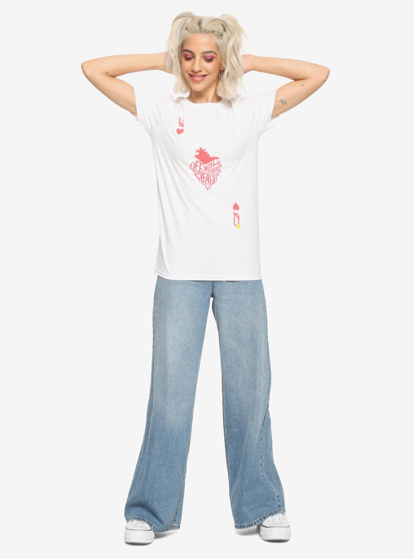 Disney Alice In Wonderland Queen Of Hearts Girls T-Shirt, RED, alternate