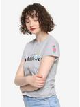 Disney Alice In Wonderland Wildflower Girls Crop T-Shirt, MULTI, alternate