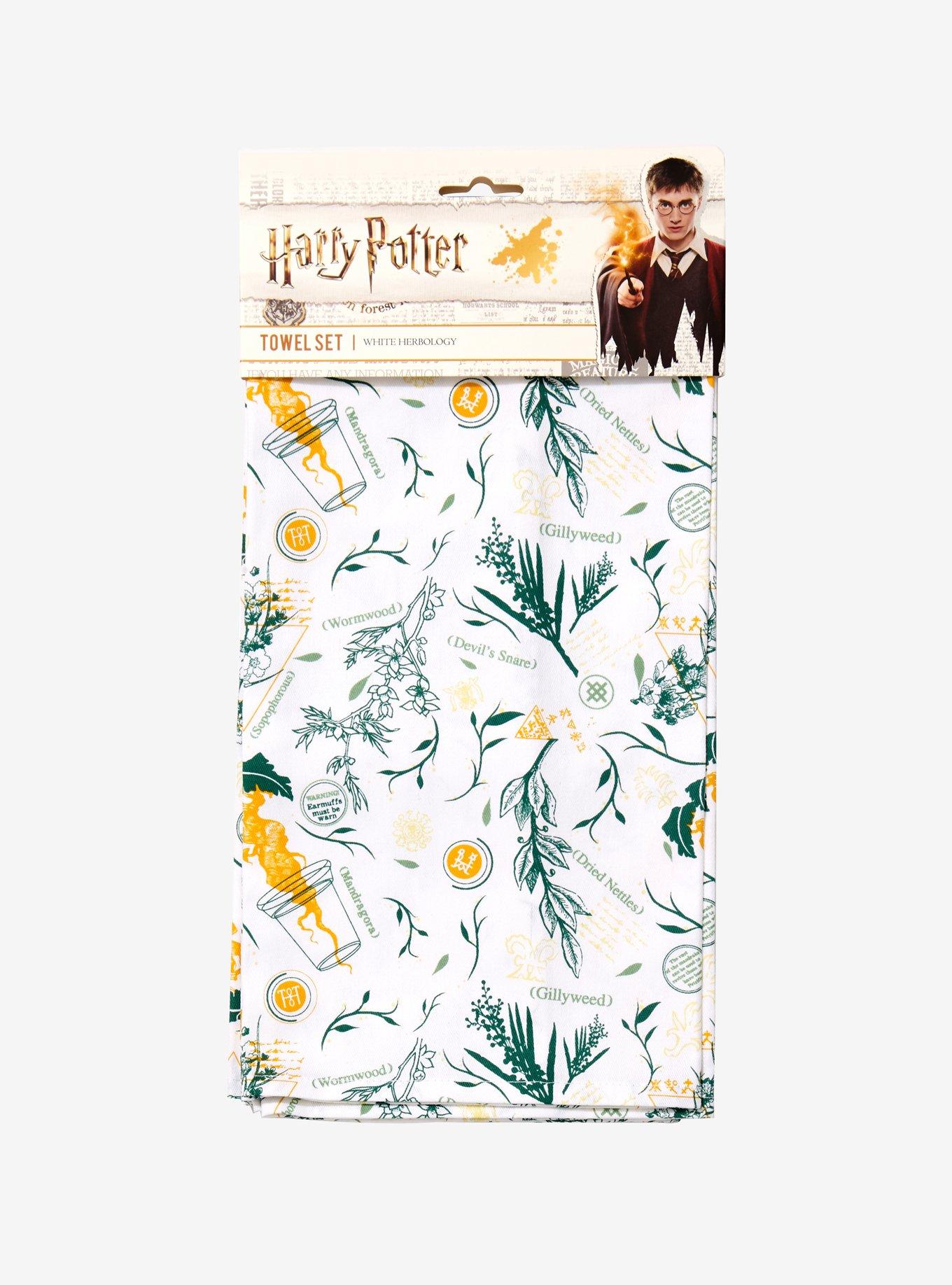 Harry Potter Herbology Tea Towel Set - BoxLunch Exclusive, , alternate