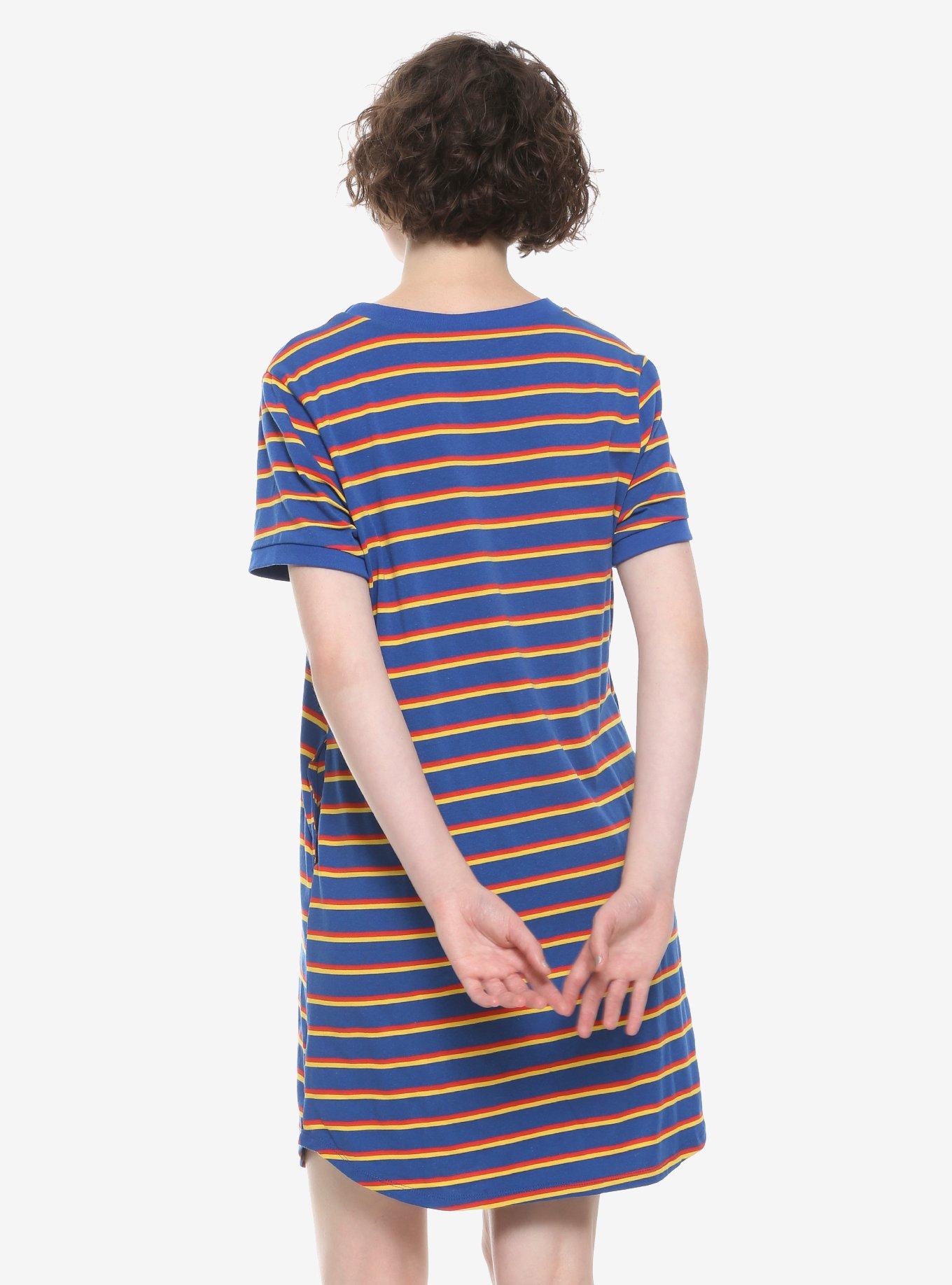 Disney Pixar Toy Story Striped Ringer T-Shirt Dress, , alternate