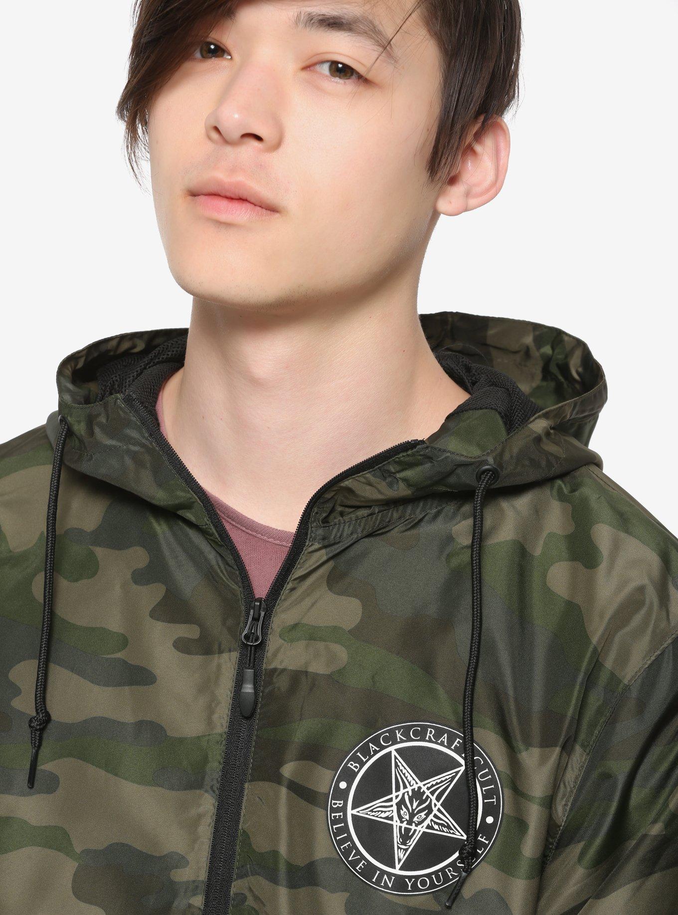 BlackCraft Camo Baphomet Windbreaker, , alternate