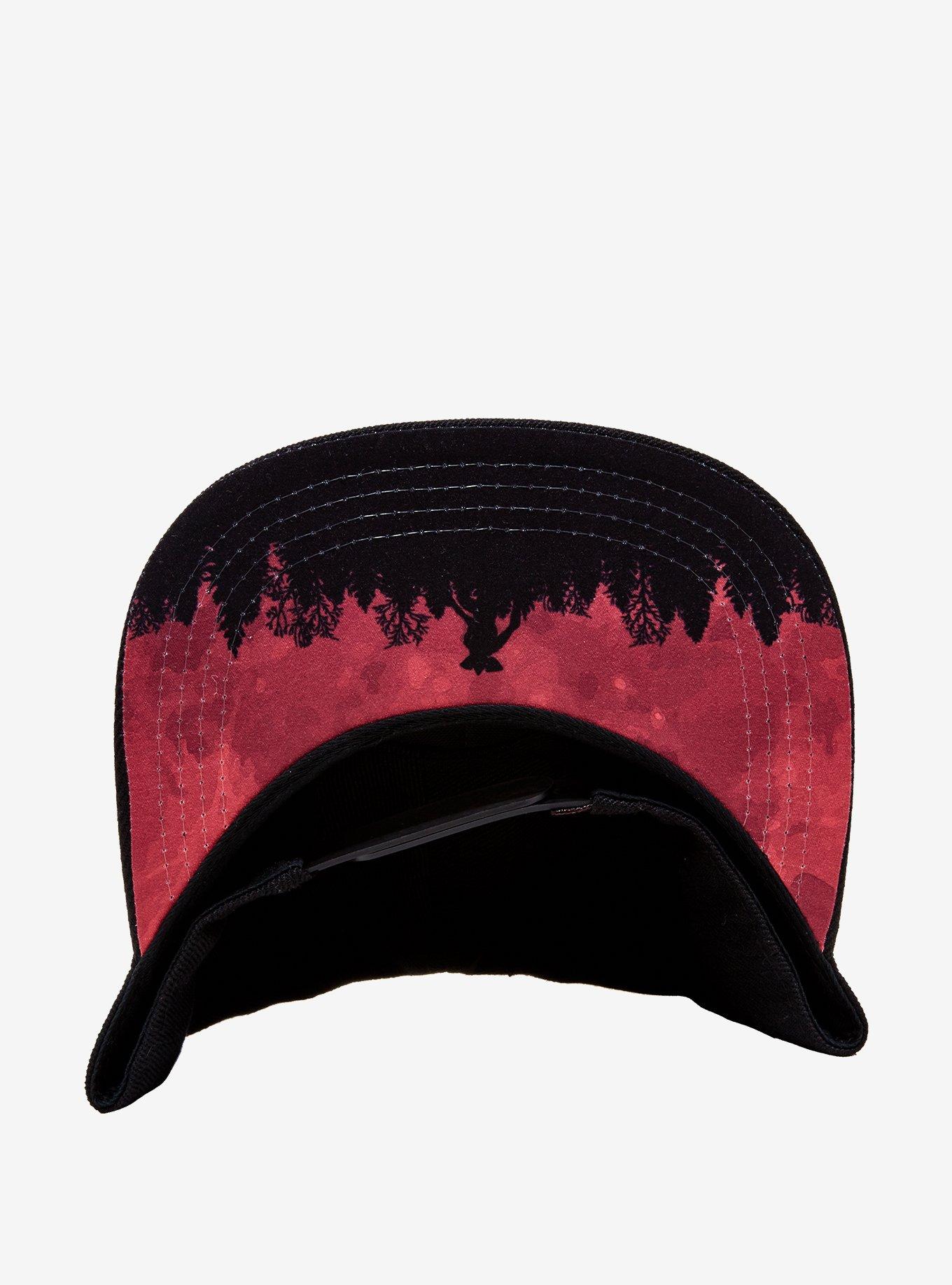 Loungefly Stranger Things Upside Down Snapback Hat, , alternate