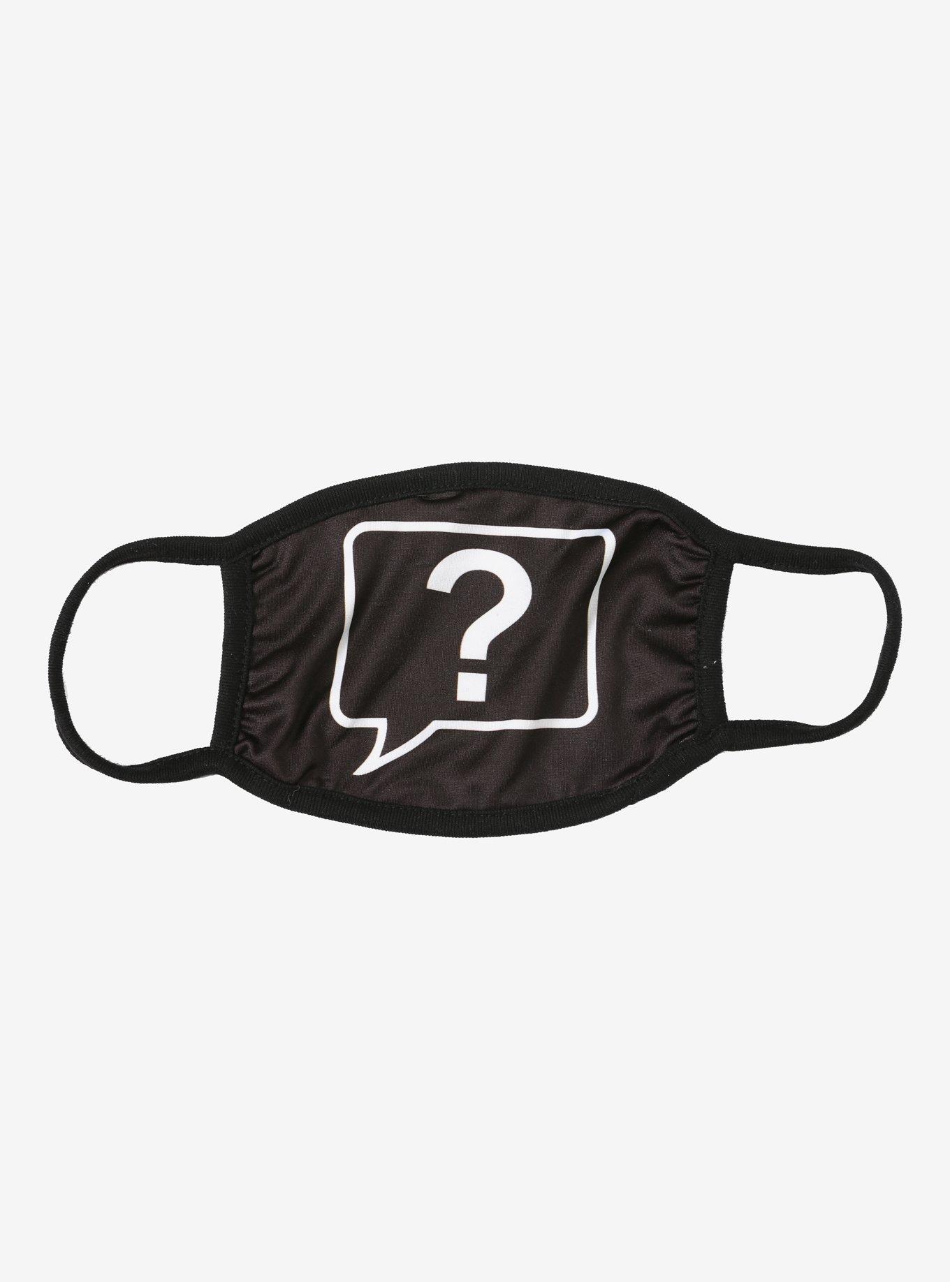 Question Mark Fashion Face Mask, , alternate