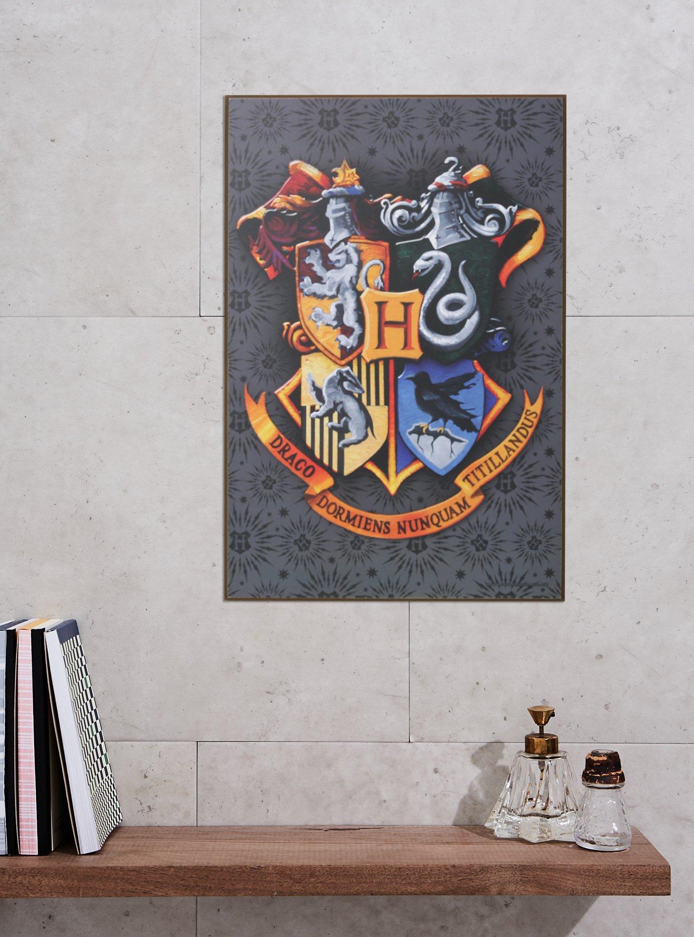 Harry Potter Hogwarts Crest Wood Wall Art, , alternate