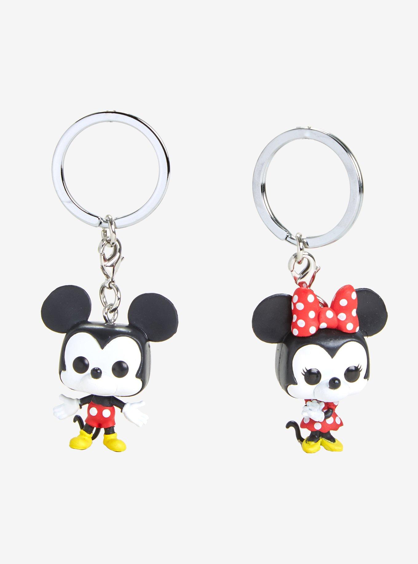 Funko Pocket Pop! Disney Mickey Mouse & Minnie Mouse Vinyl Key Chain Set, , alternate