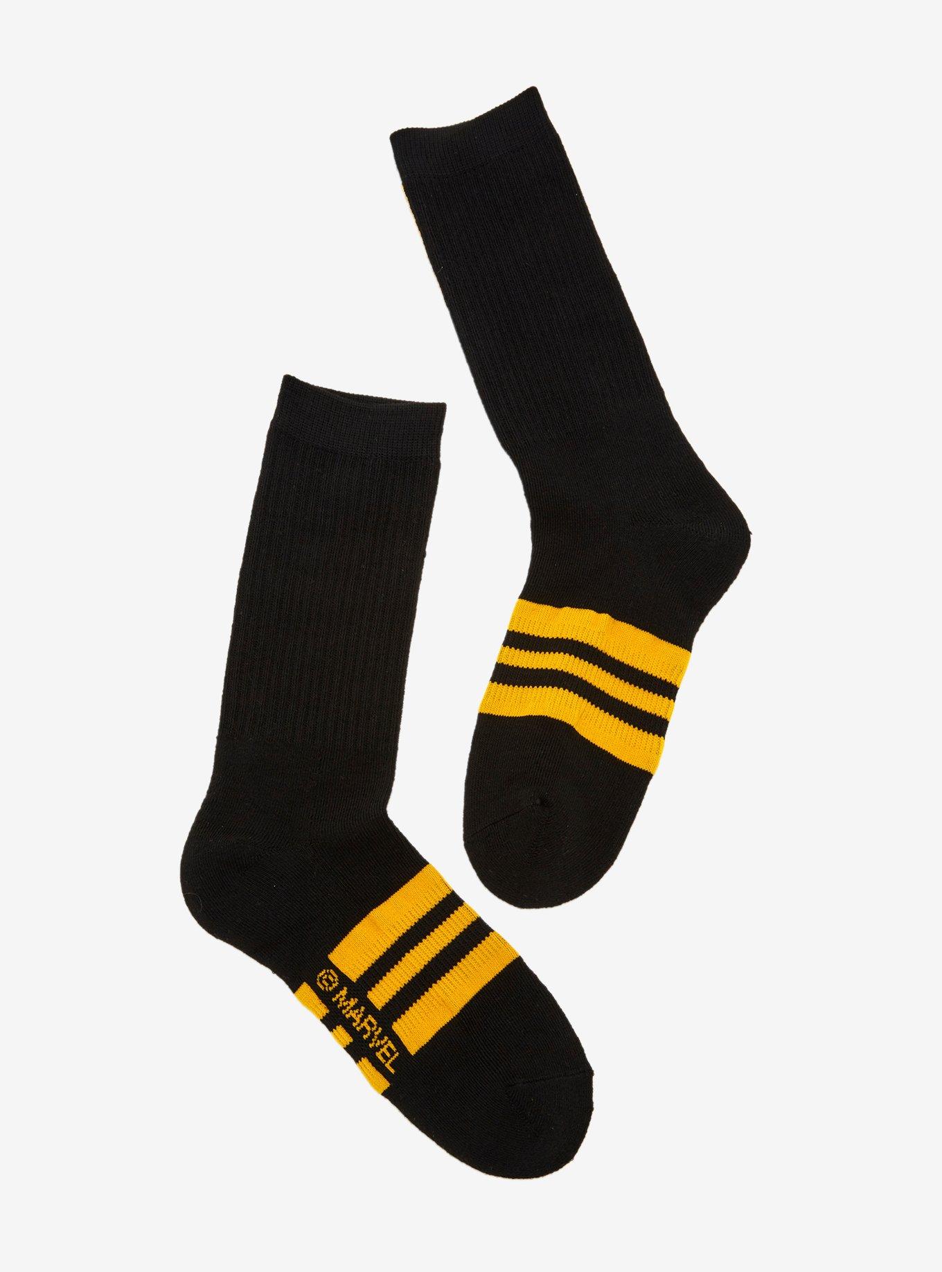 Marvel Avengers: Infinity War Thanos Gauntlet Emblem Crew Socks, , alternate