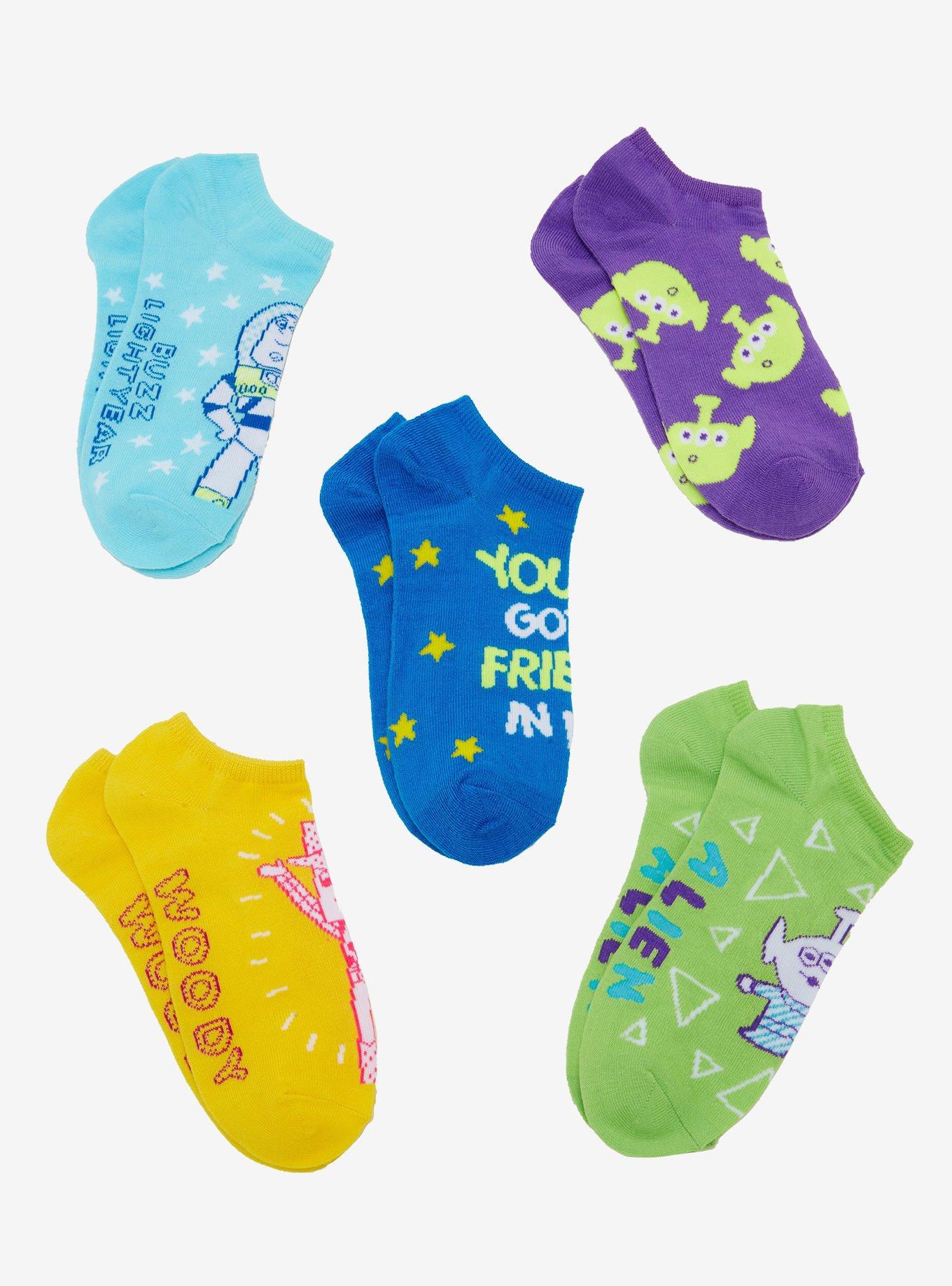 Disney Pixar Toy Story 4 Friend In Me Ankle Socks 5 Pair, , alternate