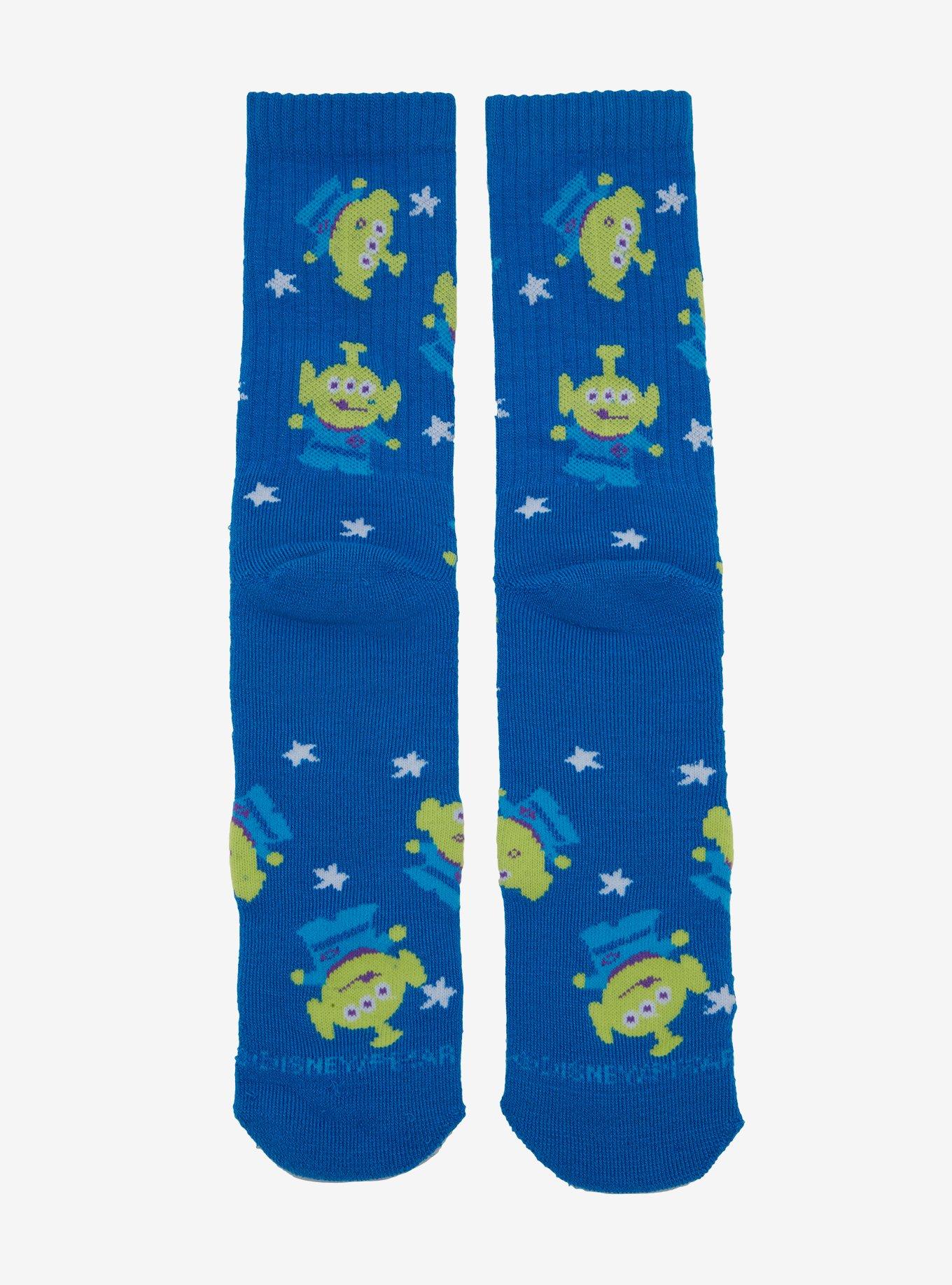 Disney Pixar Toy Story Alien Crew Socks, , alternate