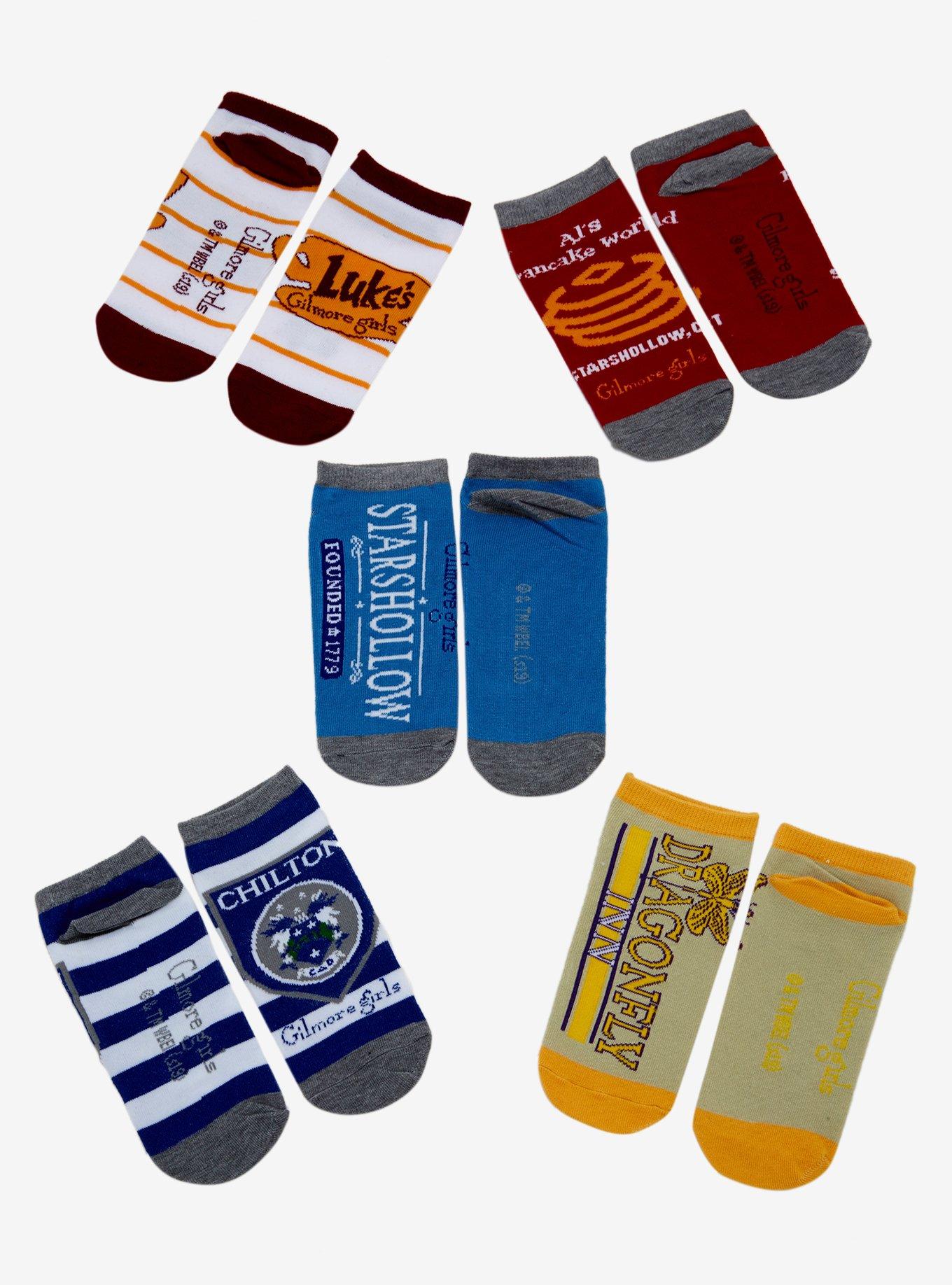 Gilmore Girls Ankle Socks 5 Pair, , alternate