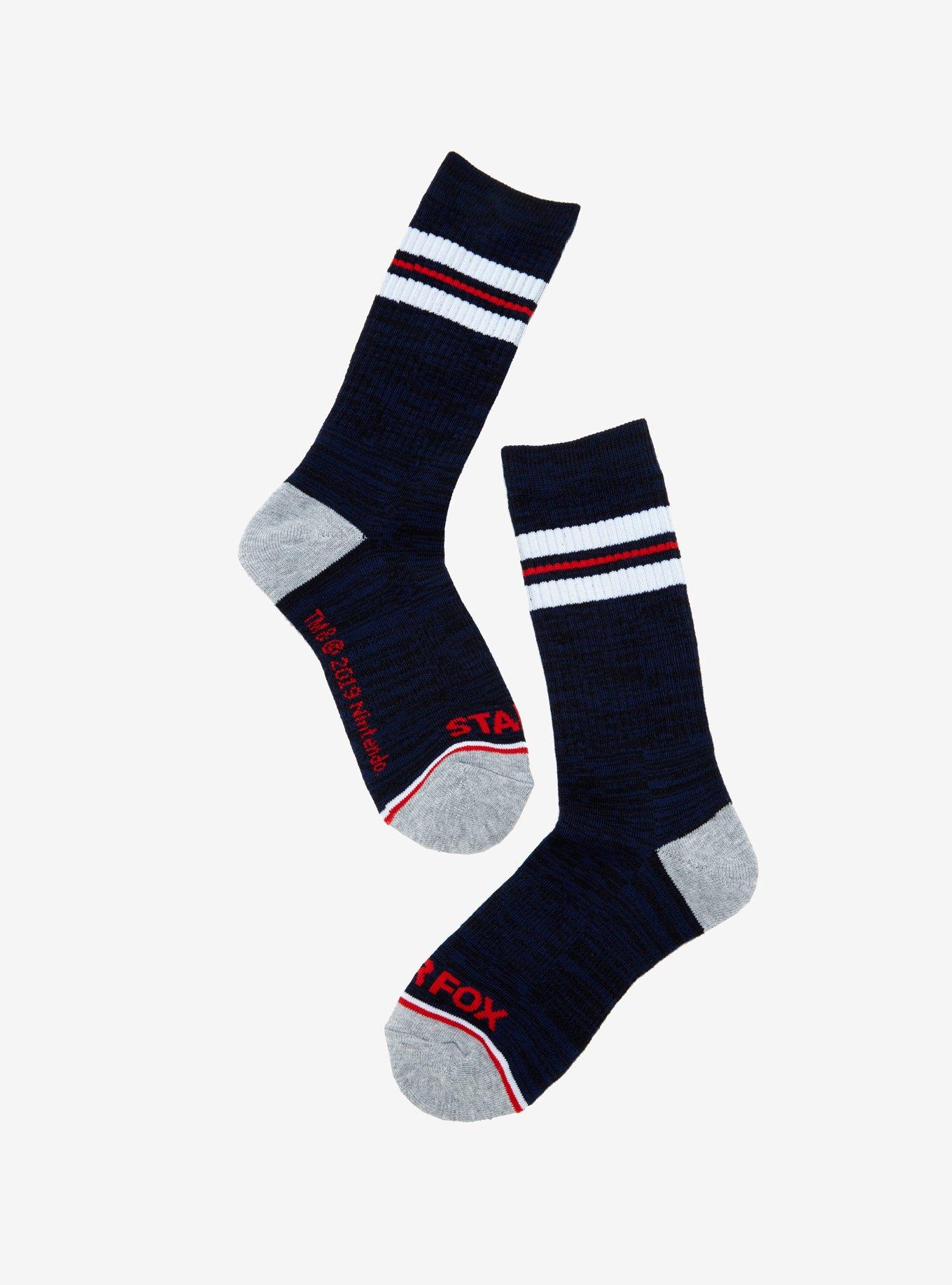Nintendo Star Fox Emblem Crew Socks, , alternate