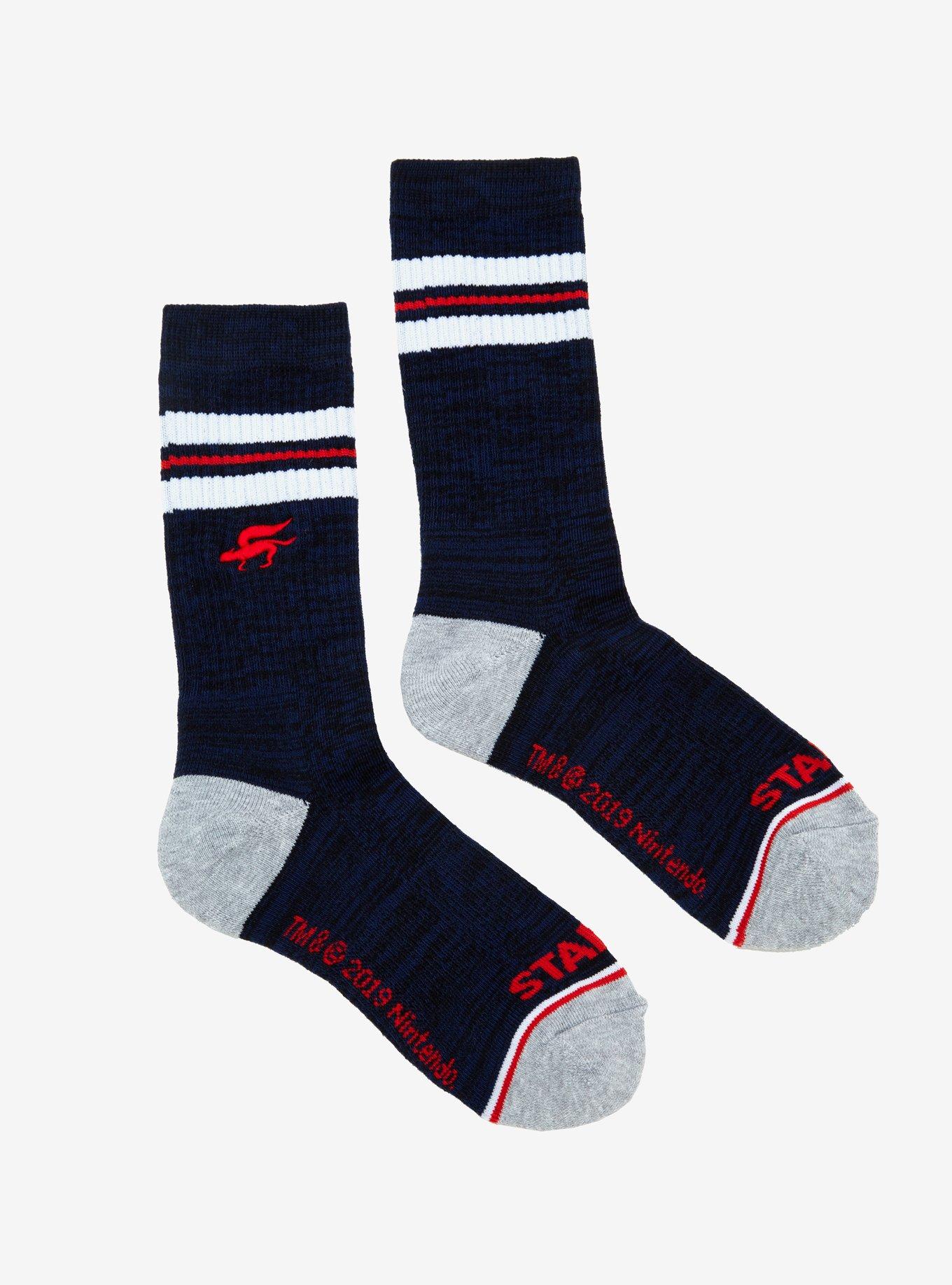 Nintendo Star Fox Emblem Crew Socks, , alternate