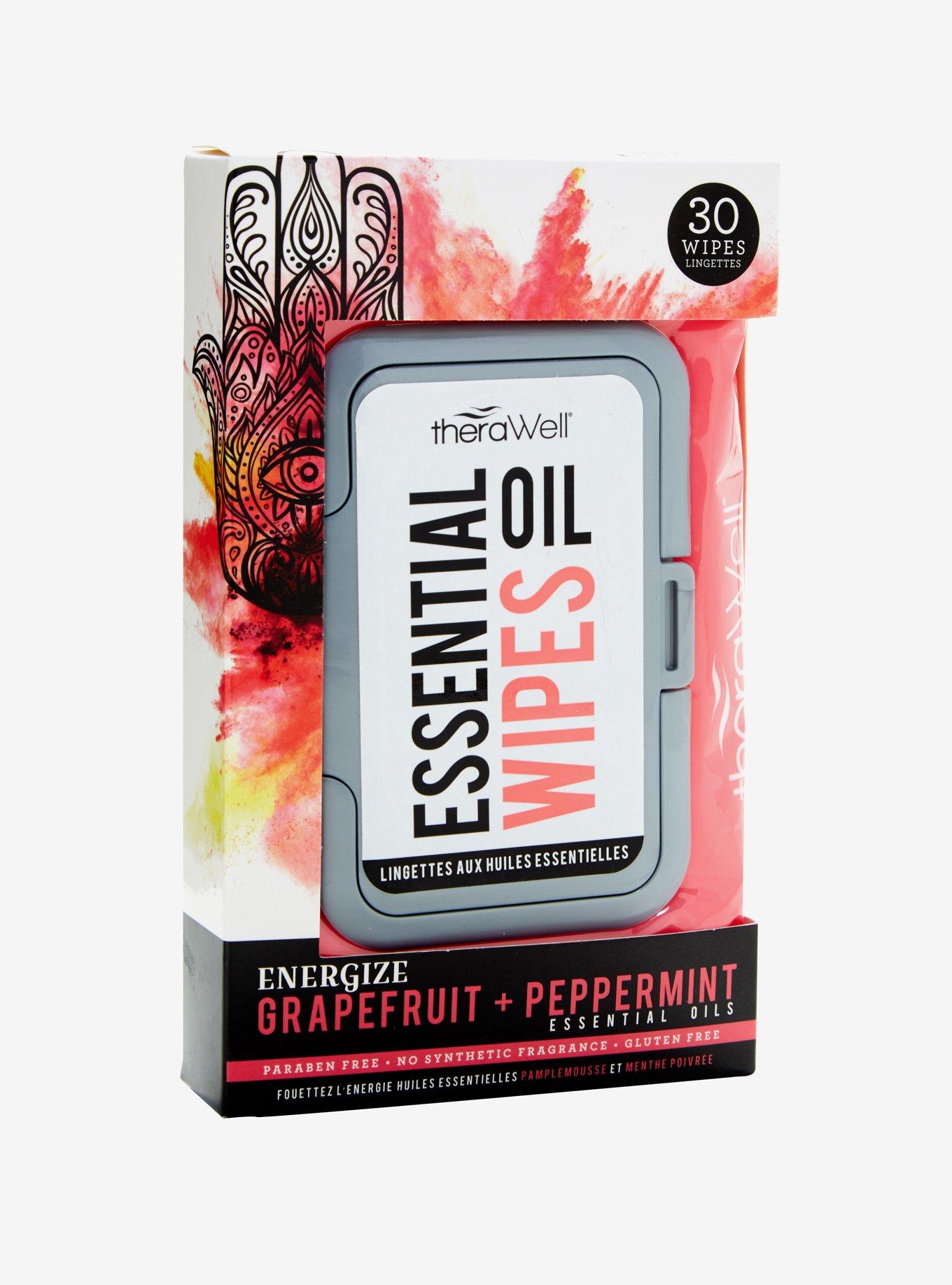 Energize Grapefruit + Peppermint Essential Oil Wipes, , alternate