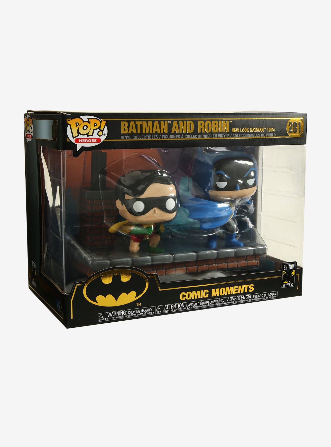 Funko Pop! Comic Moments DC Comics Batman and Robin 80th Anniversary Vinyl Figures, , alternate