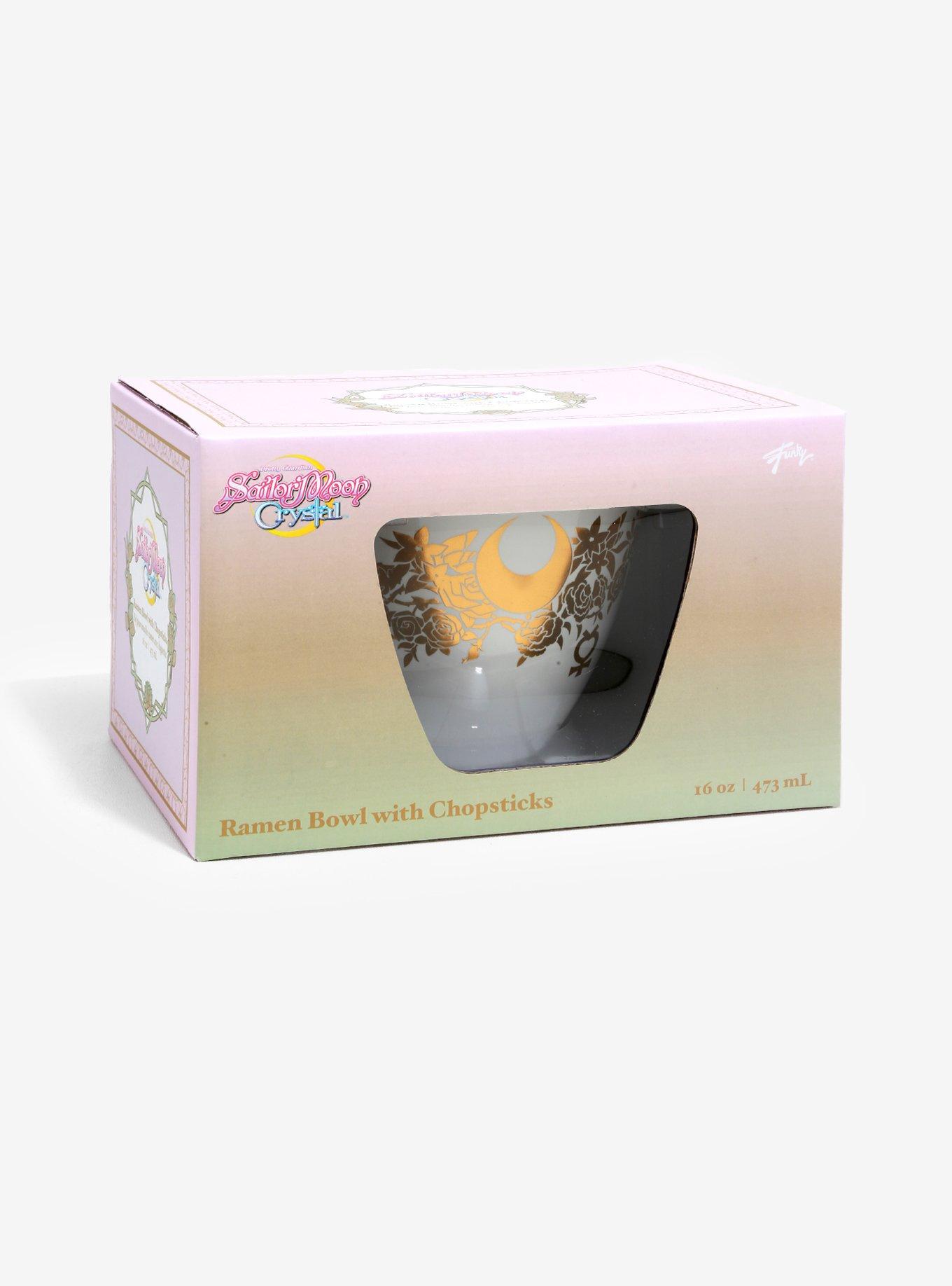 Sailor Moon Crystal Floral Ramen Bowl with Chopsticks - BoxLunch Exclusive, , alternate