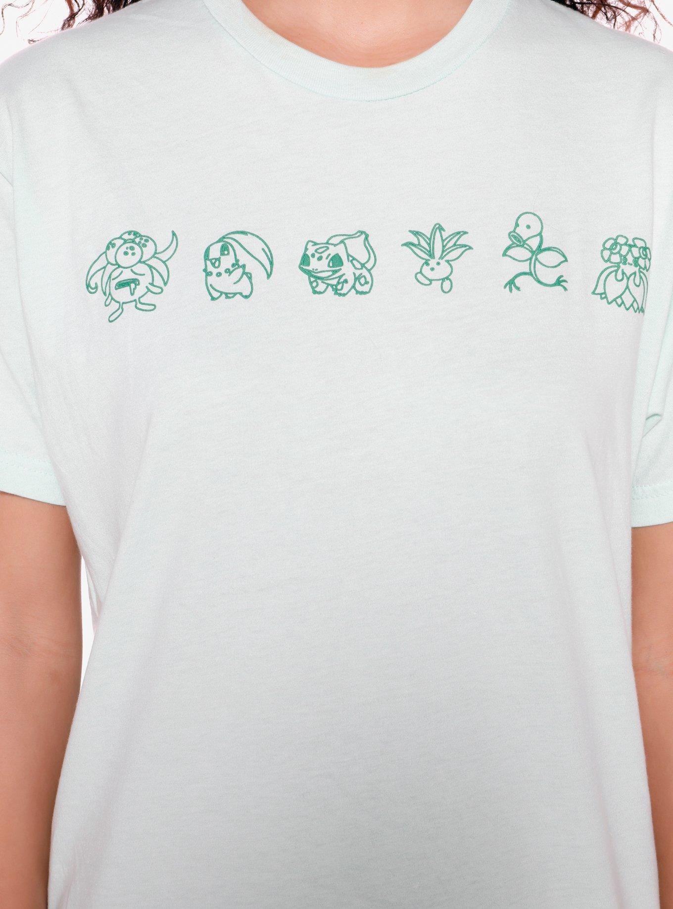 Pokemon Grass Type Womens T-Shirt, , alternate