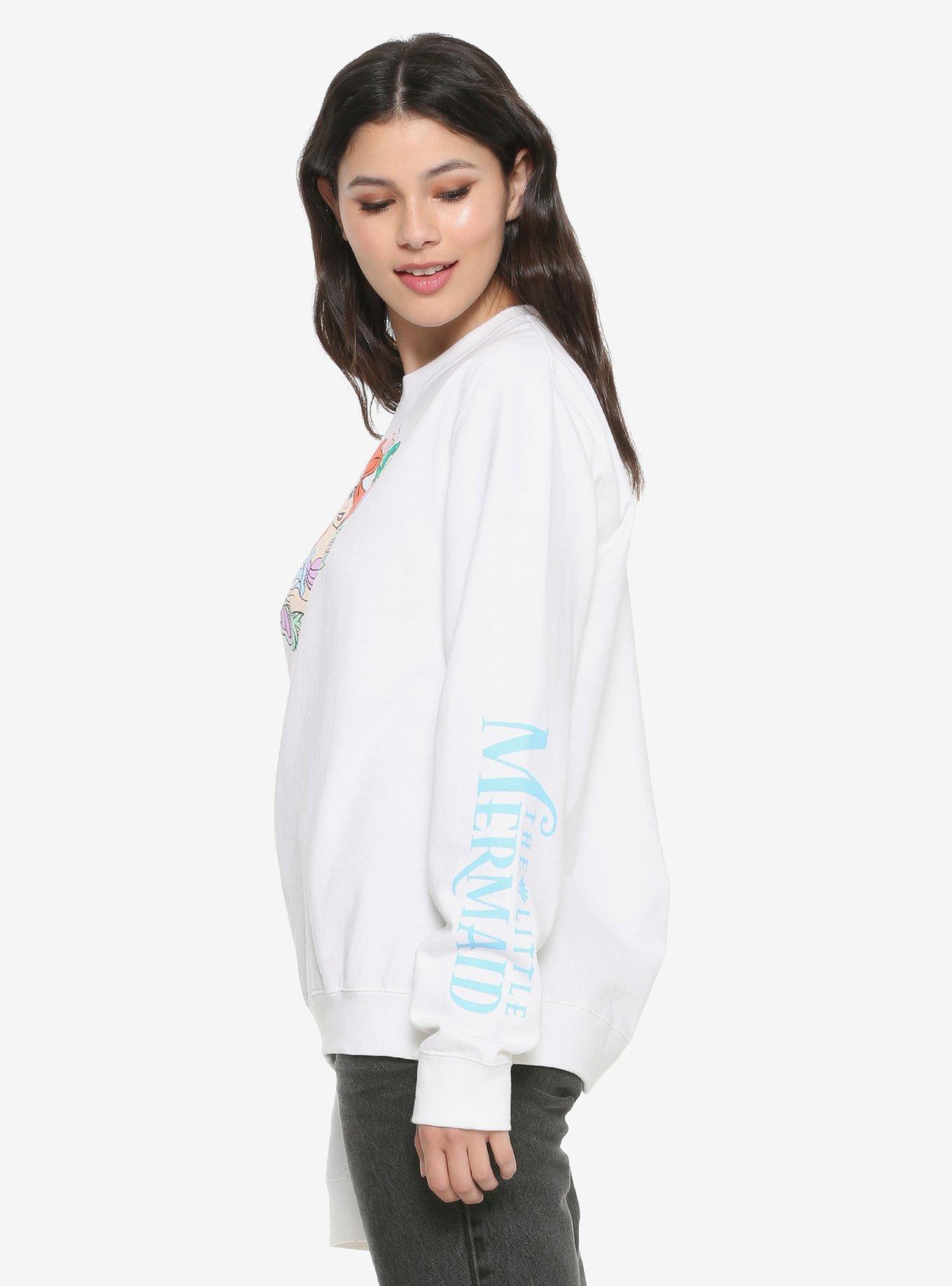 Disney The Little Mermaid Shell Frame Sweatshirt - BoxLunch Exclusive, , alternate