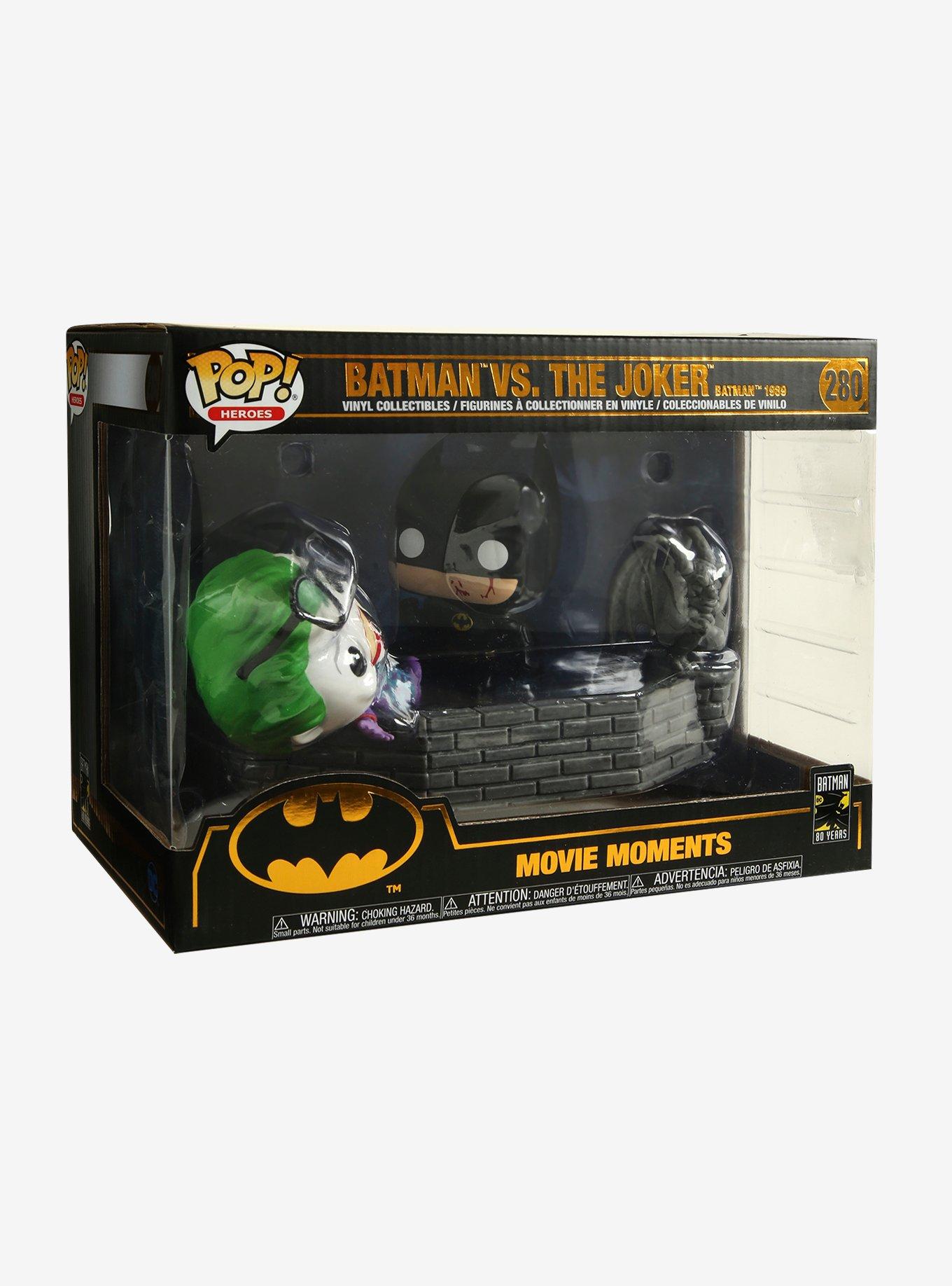 Funko DC Comics Pop! Heroes Movie Moments Batman Vs. The Joker Batman 1989 Collectible Figures, , alternate