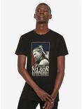 Willie Nelson Born For Trouble T-Shirt, BLACK, alternate