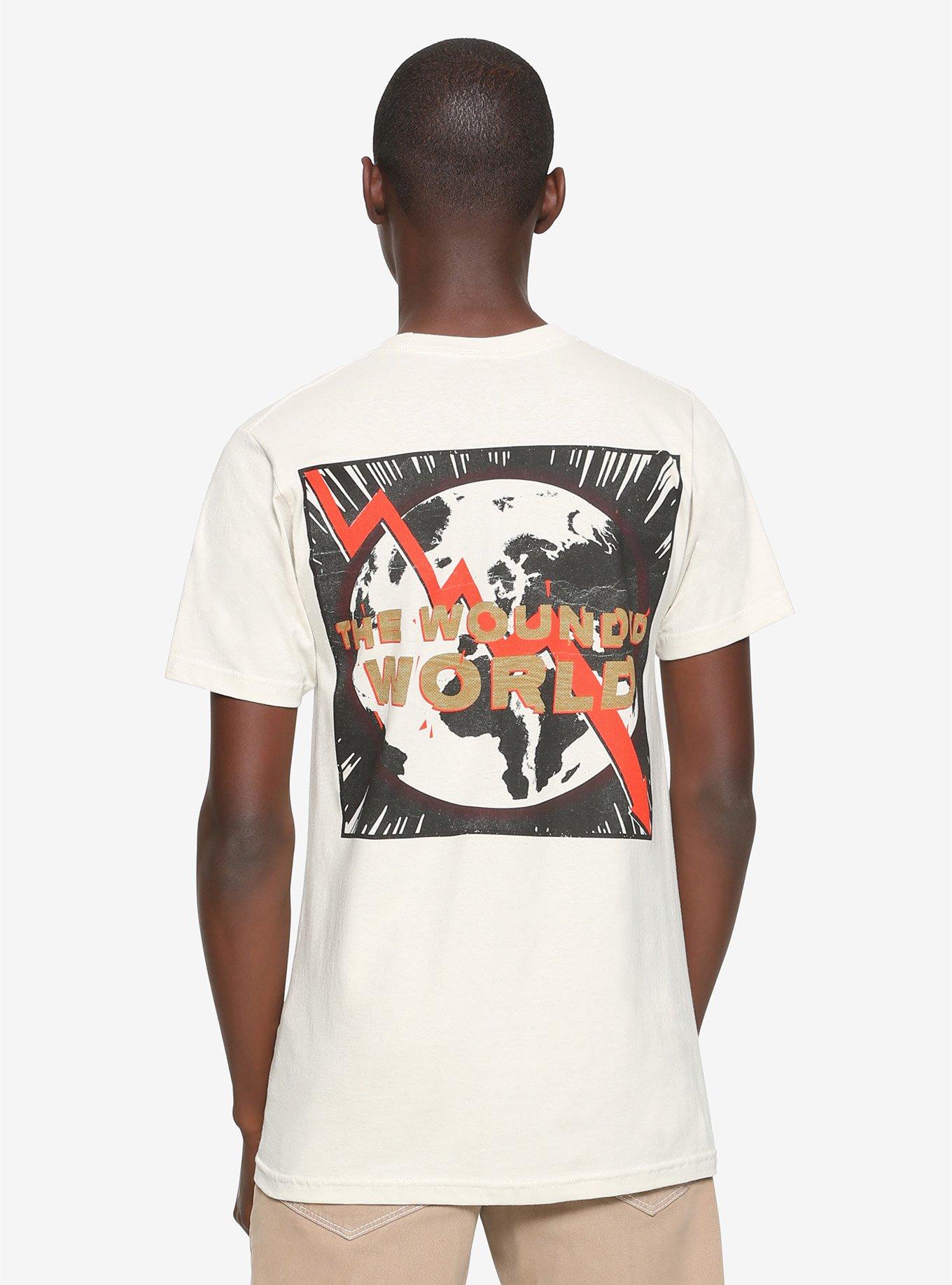 As It Is The Wounded World T-Shirt, WHITE, alternate