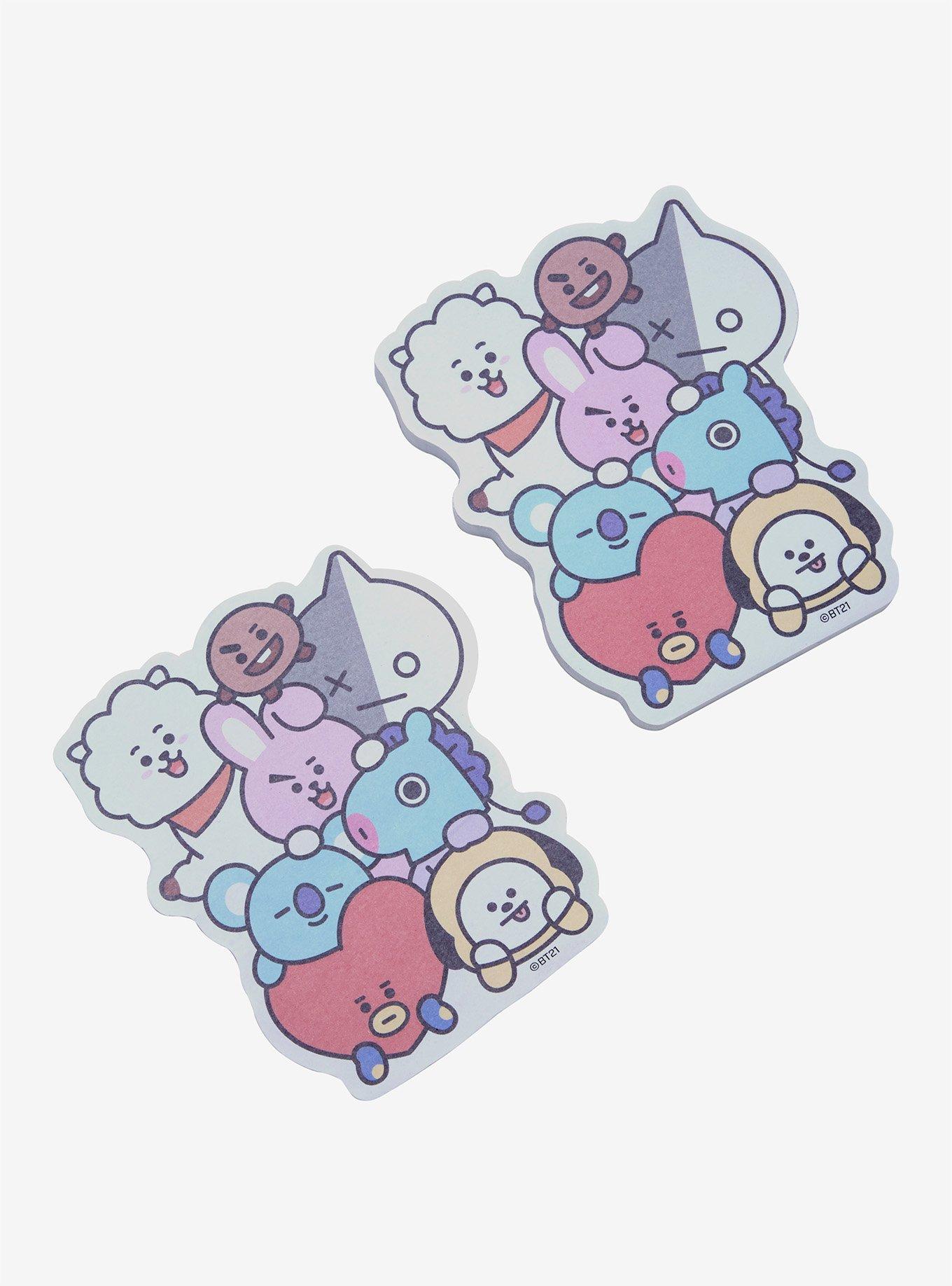 BT21 Group Sticky Note Pad, , alternate