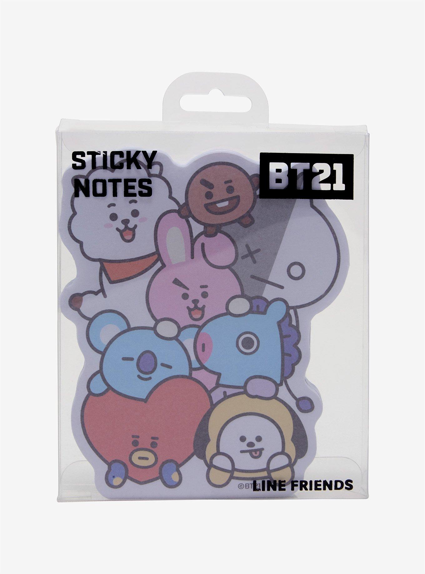 BT21 Group Sticky Note Pad, , alternate