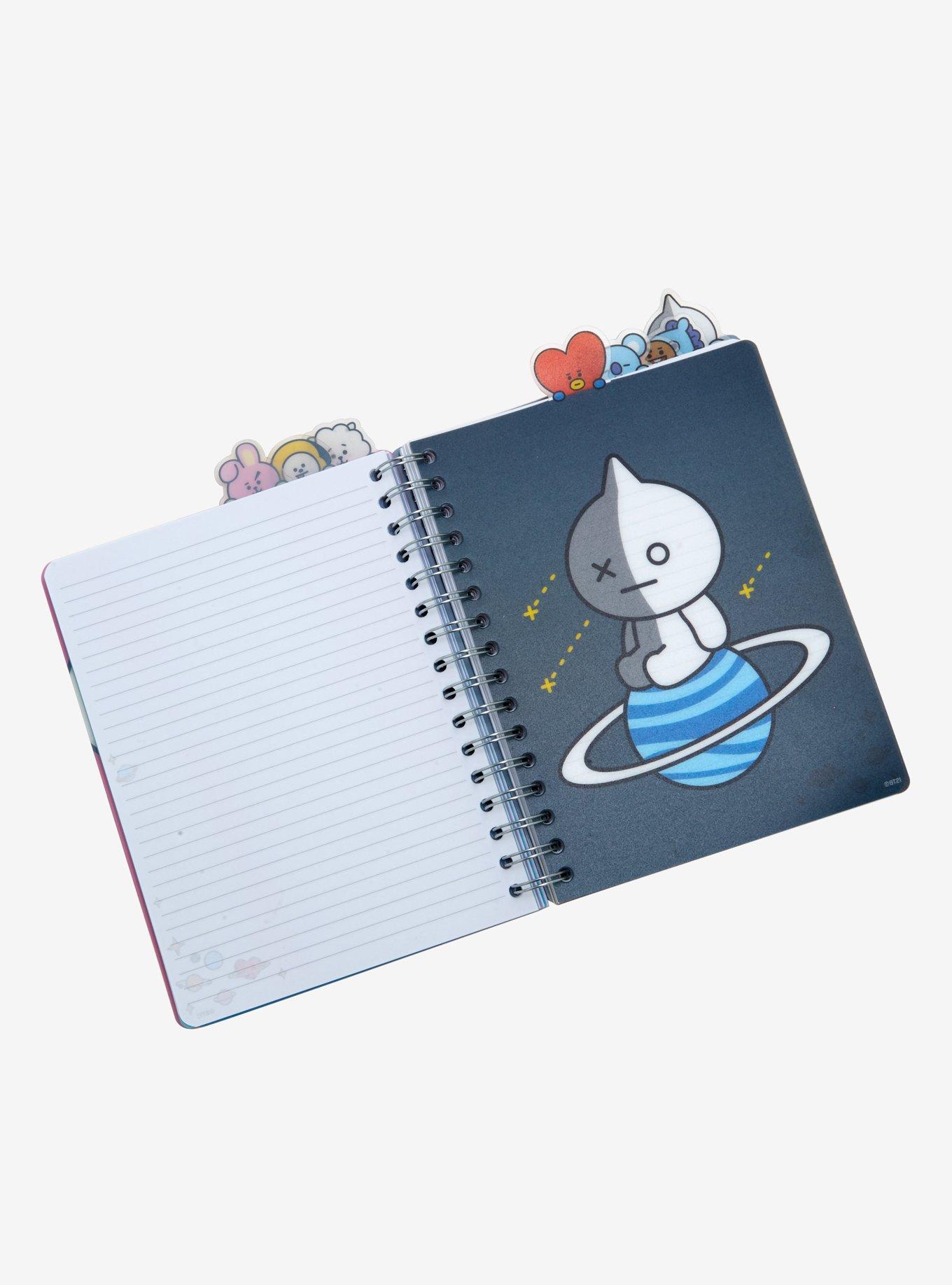 BT21 Character Tabbed Journal, , alternate