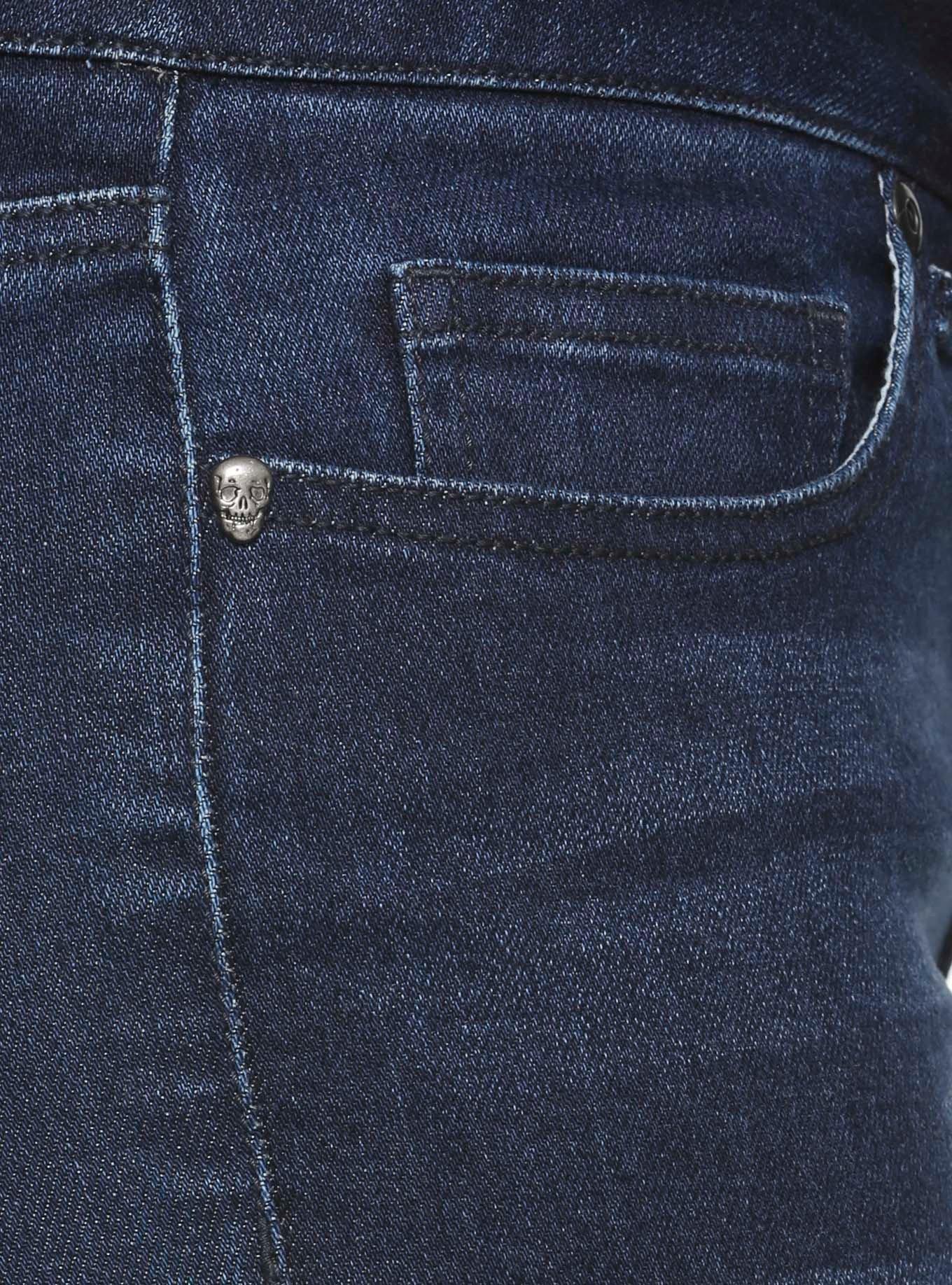 HT Denim Indigo Low-Rise Skinny Jeans, INDIGO, alternate