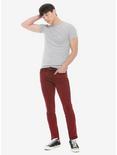 HT Denim Red Skinny Jeans, RED, alternate