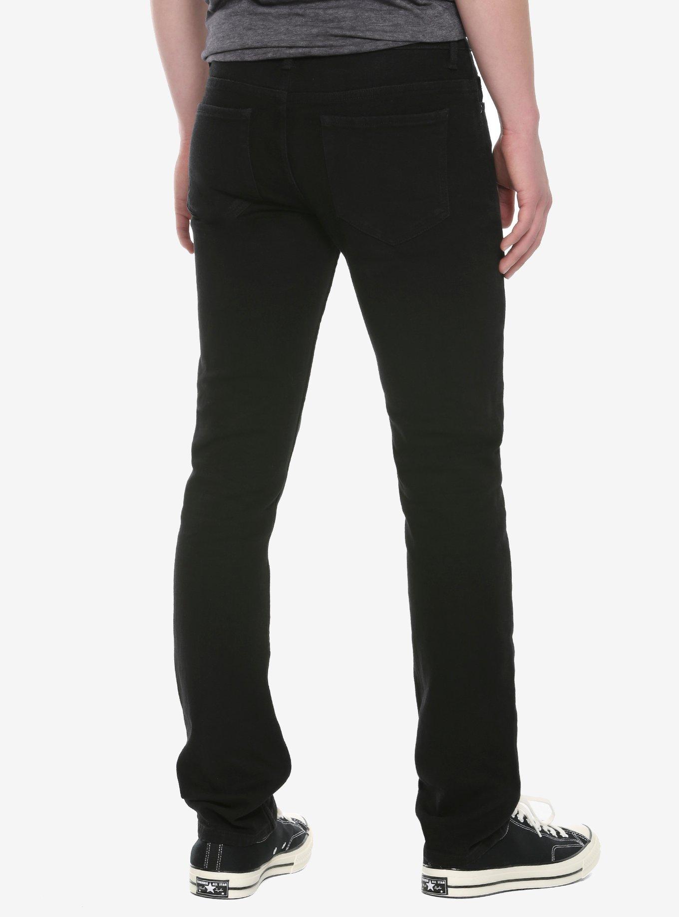 HT Denim Black Slim Jeans, BLACK, alternate