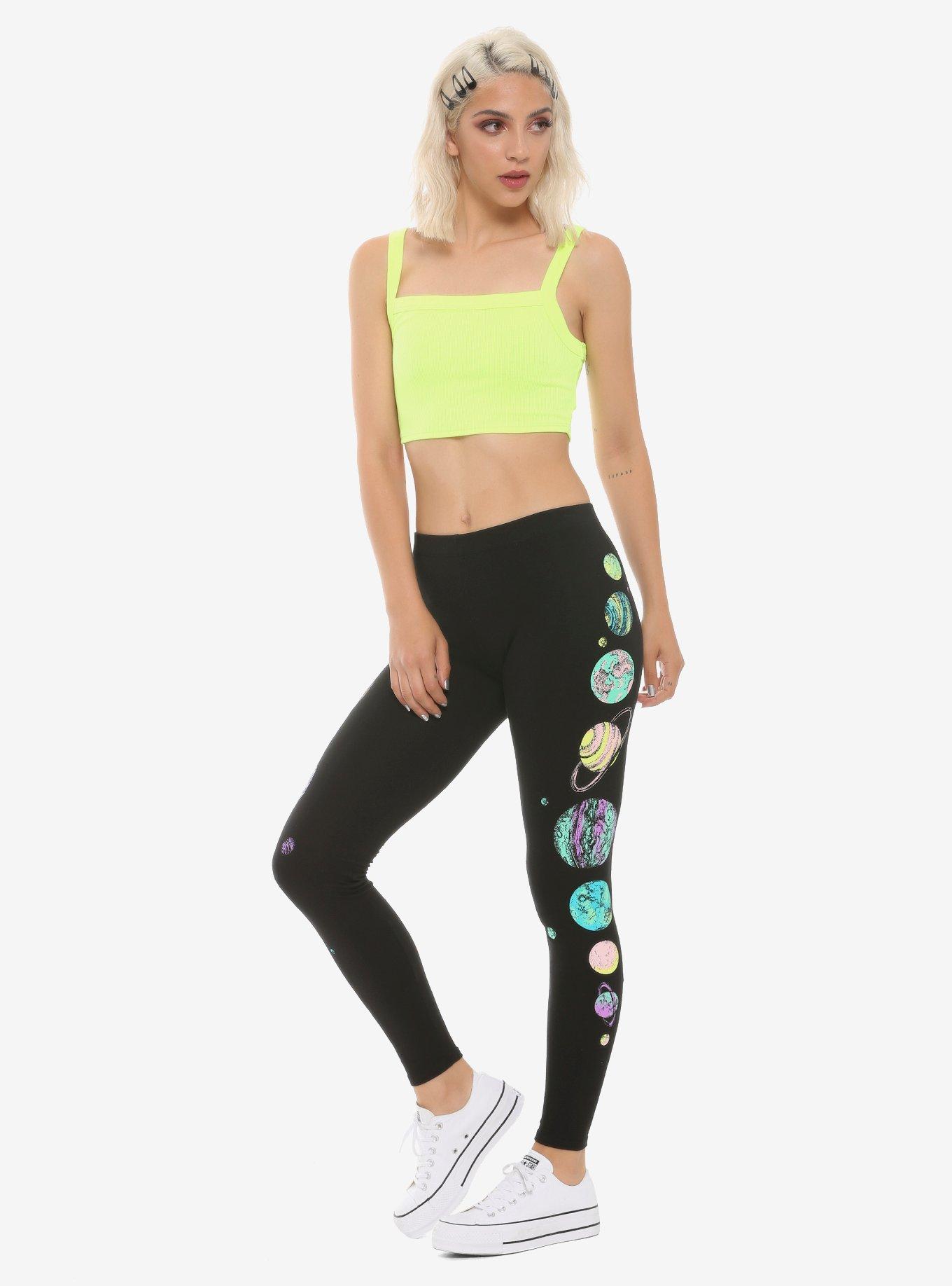 Neon Planet Leggings, , alternate