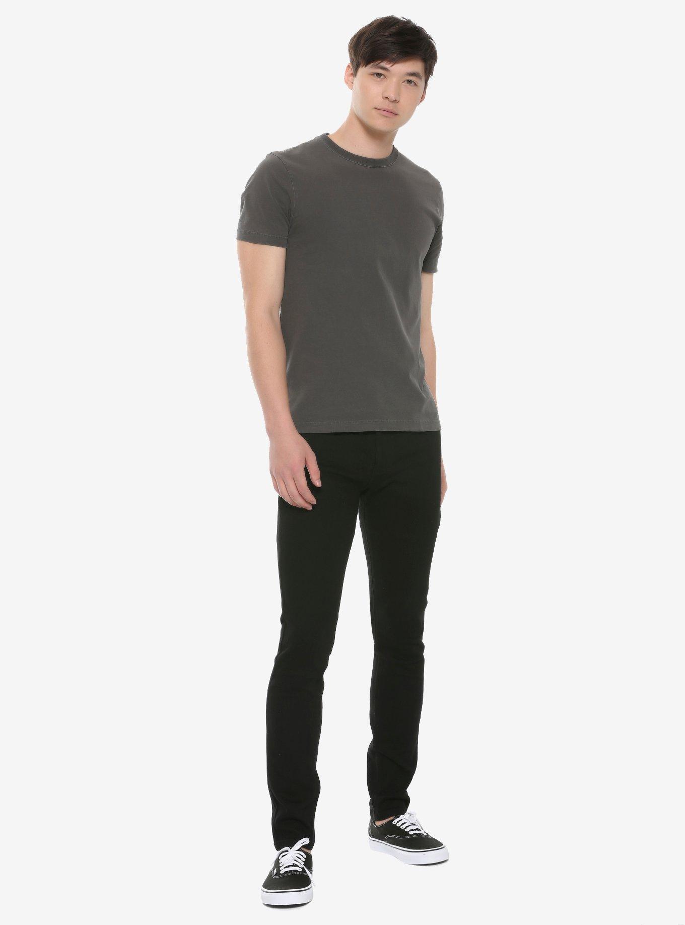 HT Denim Black Skinny Jeans, BLACK, alternate