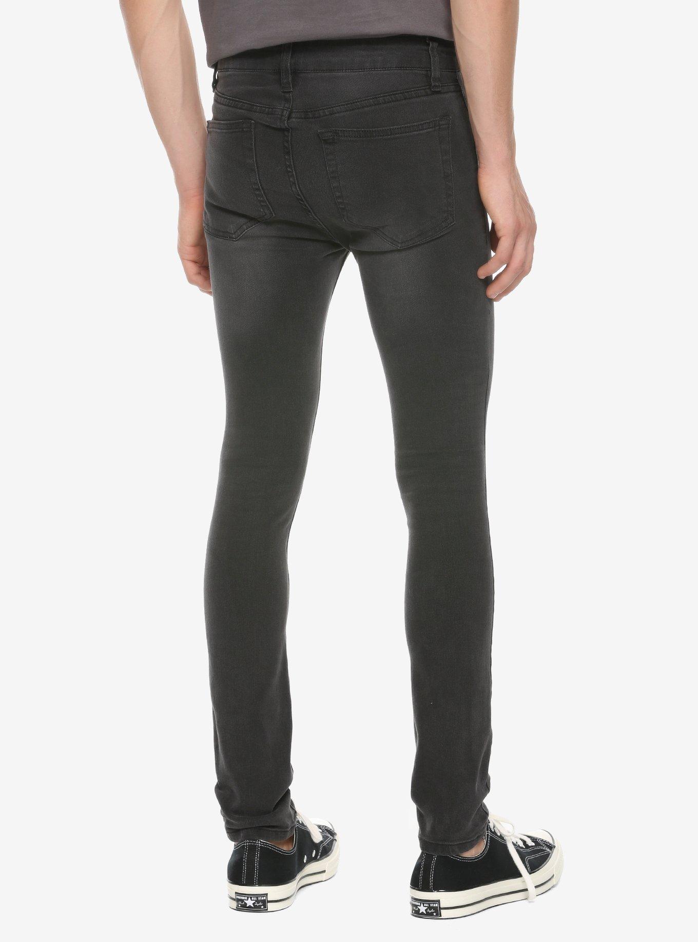 HT Denim Grey Wash Stinger Jeans, GREY, alternate