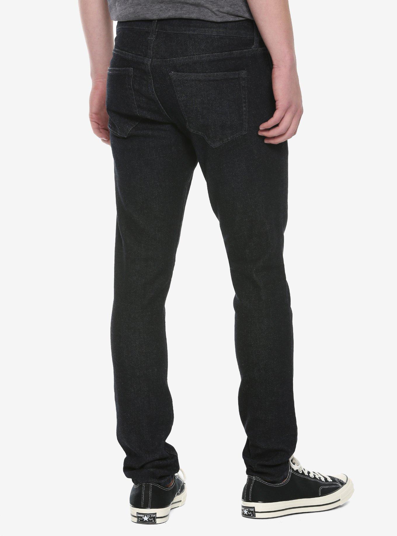 HT Denim Indigo Rinse Skinny Jeans, INDIGO, alternate