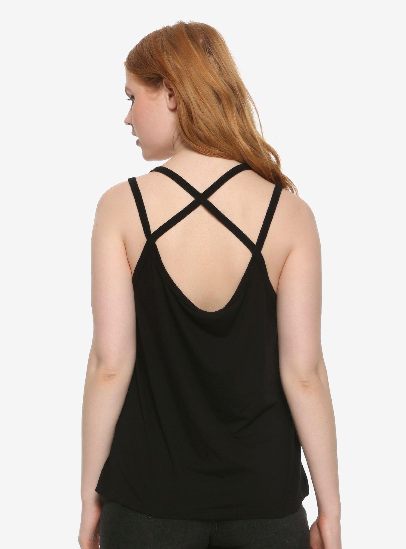 Supernatural 4 Symbols Girls Strappy Tank Top, , alternate