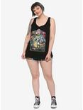 Disney Beauty And The Beast Stained Glass Girls Tank Top Plus Size, , alternate