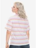 BT21 Truck Striped Girls Oversized Ringer T-Shirt, MULTI, alternate