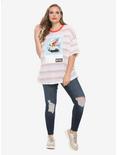 BT21 Truck Striped Girls Oversized Ringer T-Shirt Plus Size, , alternate