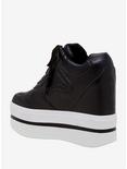 Black Platform Sneakers, , alternate