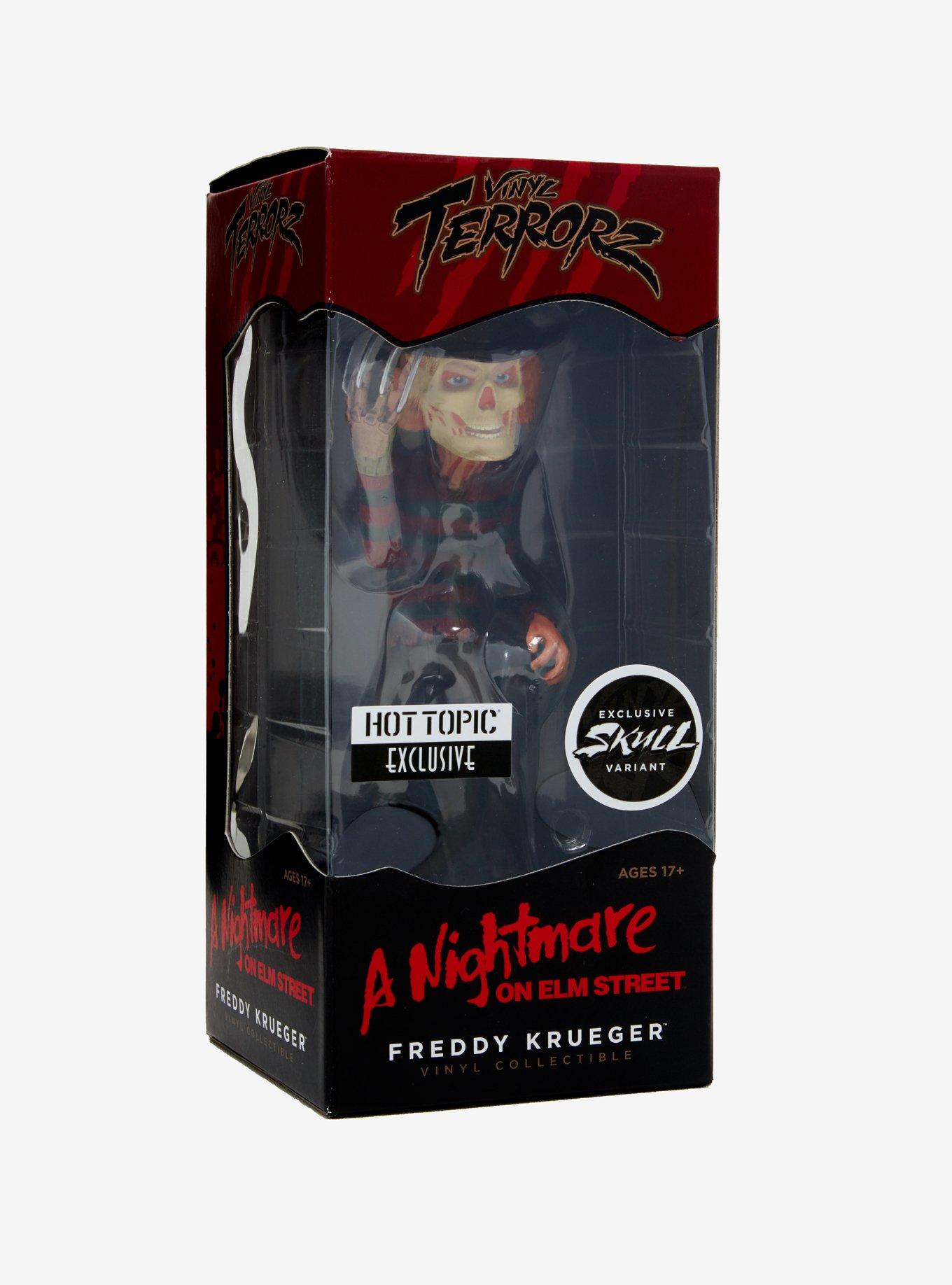 Cryptozoic A Nightmare On Elm Street Freddy Krueger (Skull Variant) Vinyl Terrorz Figure Hot Topic Exclusive, , alternate