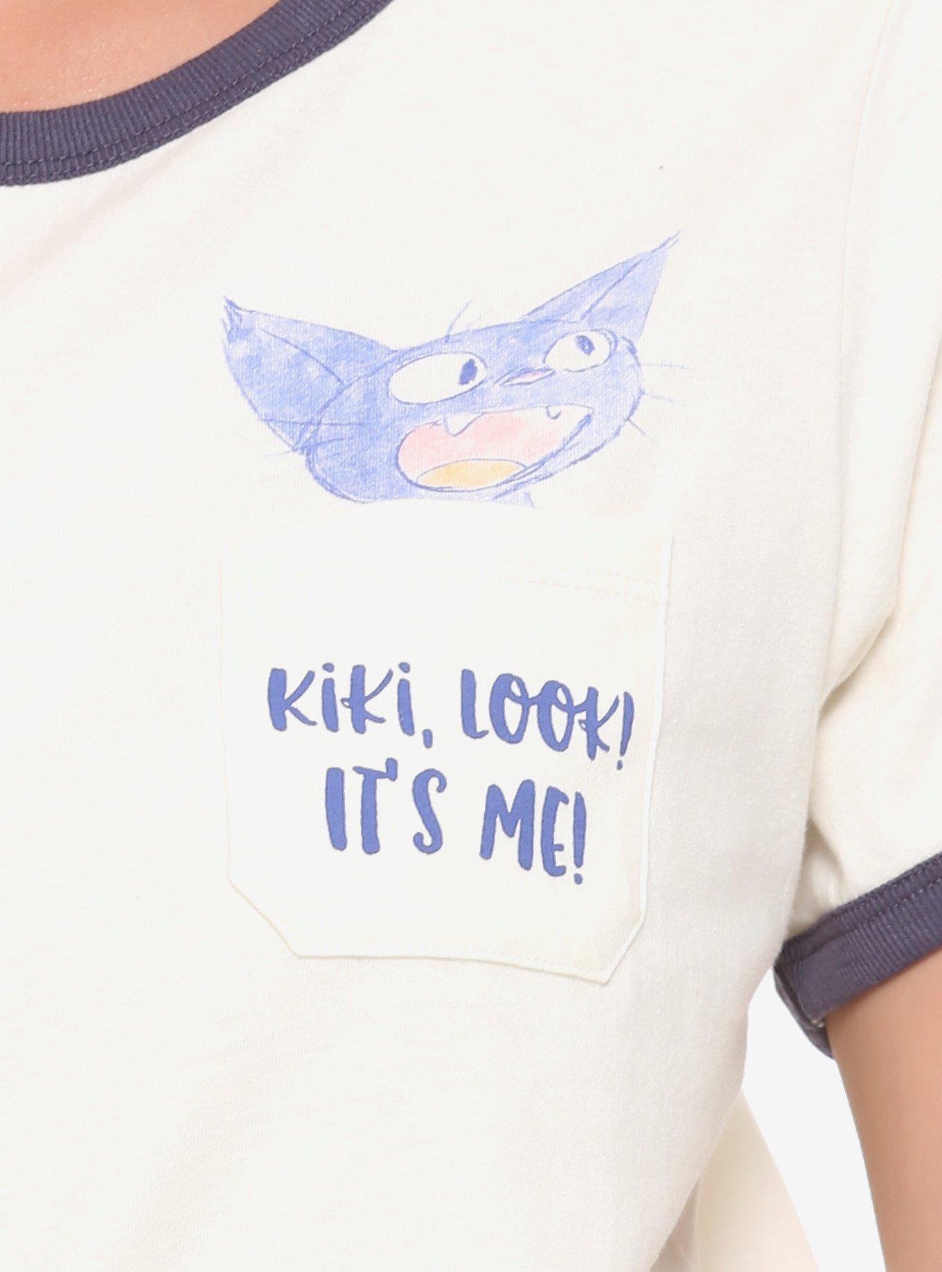 Her Universe Studio Ghibli Kiki's Delivery Service Jiji Pocket T-Shirt, , alternate